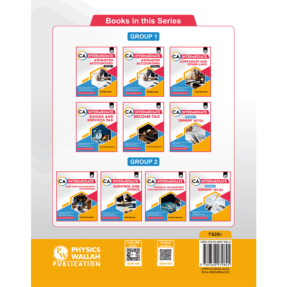 CA Intermediate Group 1 Ramban MCQs Book (All Subjects) | Latest Syllabus For January 2026 Exams