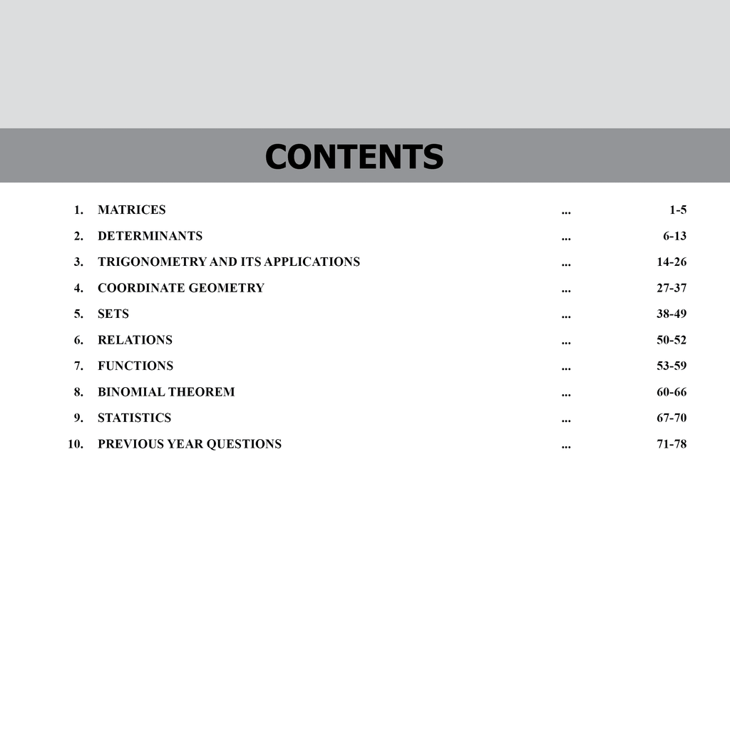 IPMAT Higher Mathematics | Topicwise Coverage | Chapterwise PYQs | 900+ Questions | 5 Sectional Tests & 5 Full Mock Tests For IPMAT & JIPMAT
