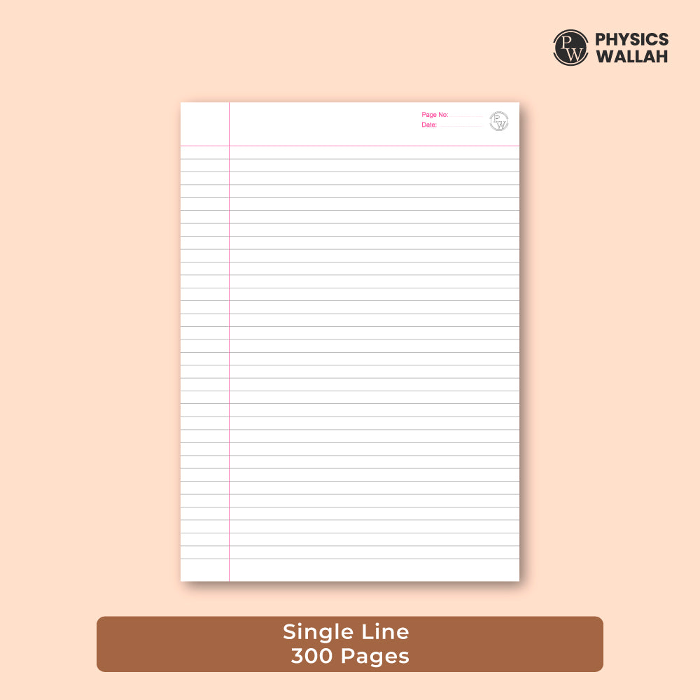 300 Pages A4 Notebook | Single Line Ruled set of 4 | Ruled Notebook for School, College & Office Use | Smooth Paper | Durable Cover
