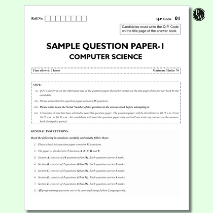 CBSE class 12th Sample papers