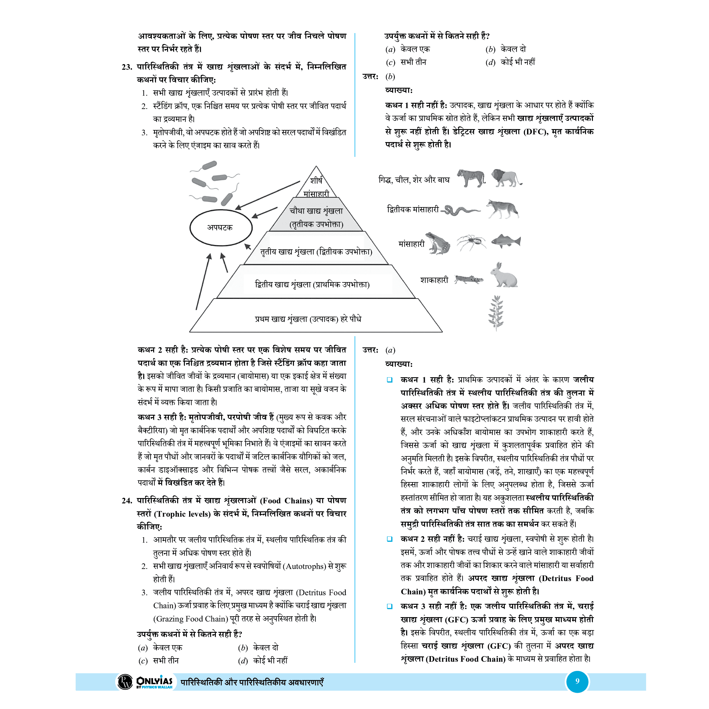 UPSC Prelims Wallah Q & A Bank Combo Set of 9 Books Hindi Edition | For Civil Services Prelims Exam 2025
