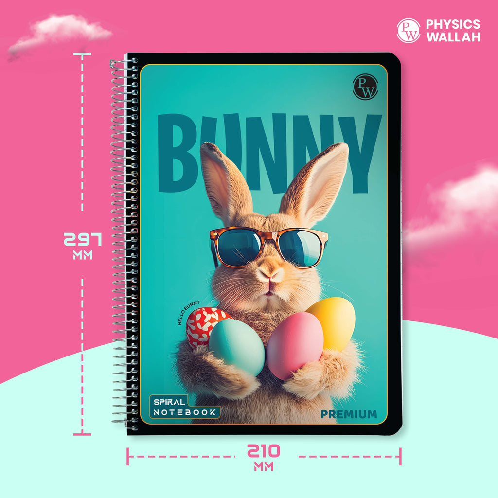 A4 Size 300 Pages 6 subject Spiral Binding Notebook set of 3| Ruled Register Notebooks for Students & Office | Premium Quality Plastic cover Spiral Register for Writing & Note-Taking