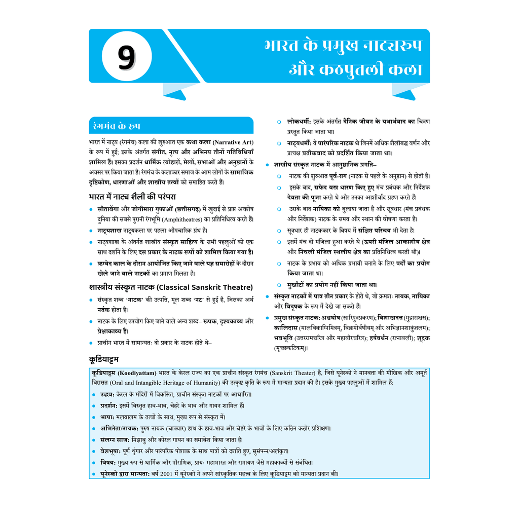 UDAAN (Prelims Wallah Static) Art and Culture Hindi Edition For 2025 Exams