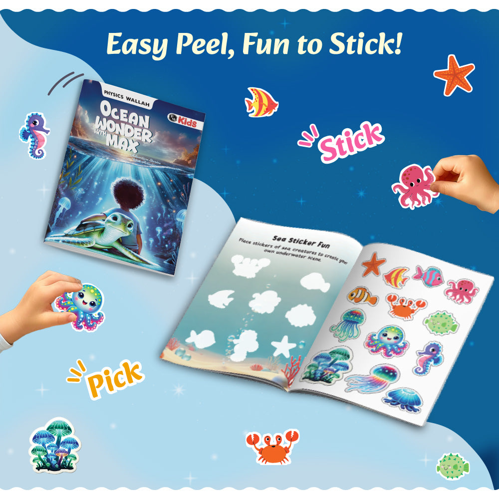 Adventure Story & Activity Books For Kids | Theme Based Set of 4 Books with Stickers For 4+ Years Old | Imaginative Stories with Colourful Pictures in English For Growing Kids