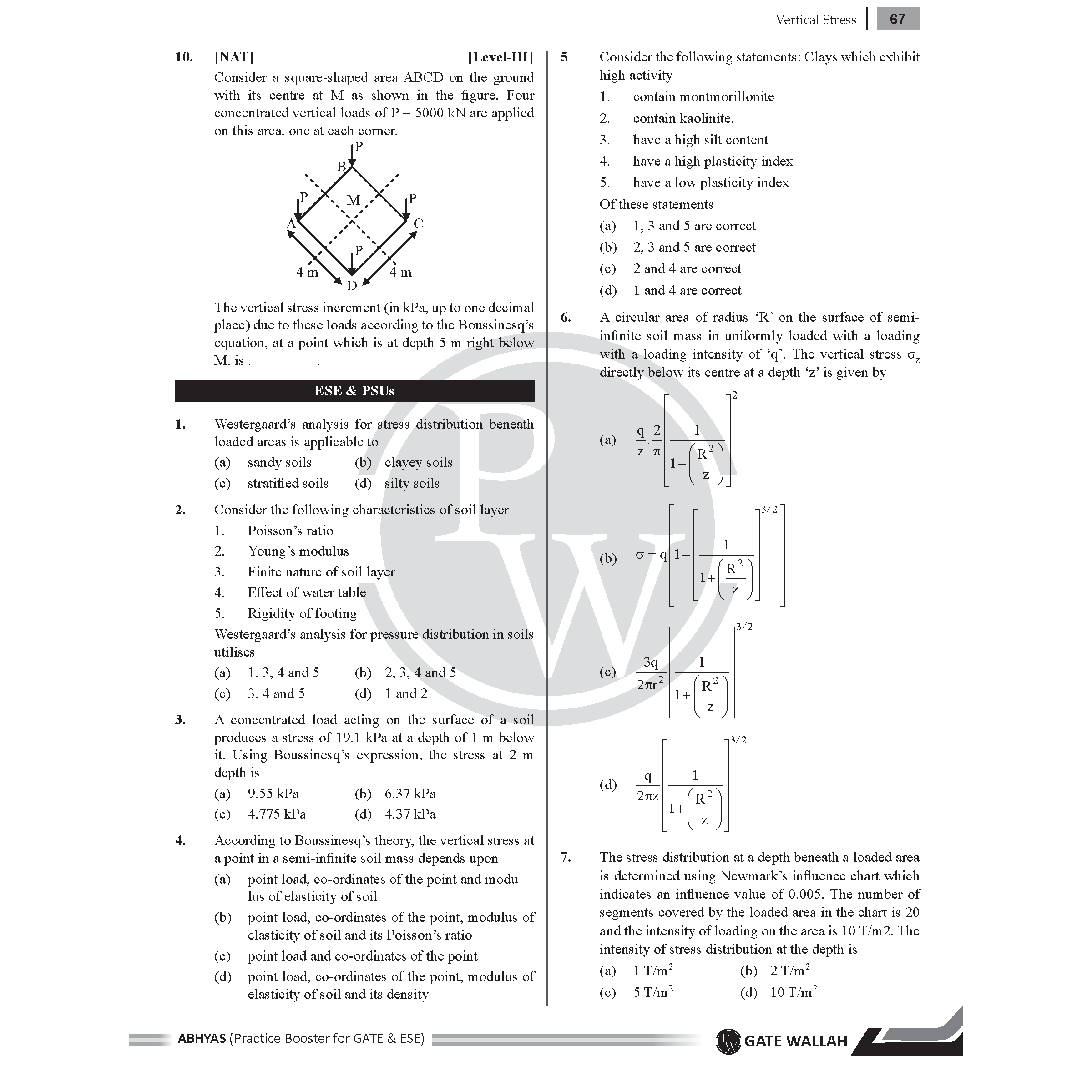 GATE  Abhyas Practice Booster For Civil Engineering Vol 1 & 2 and Engineering Mathematics & General Aptitude Combo Set of 3 Books