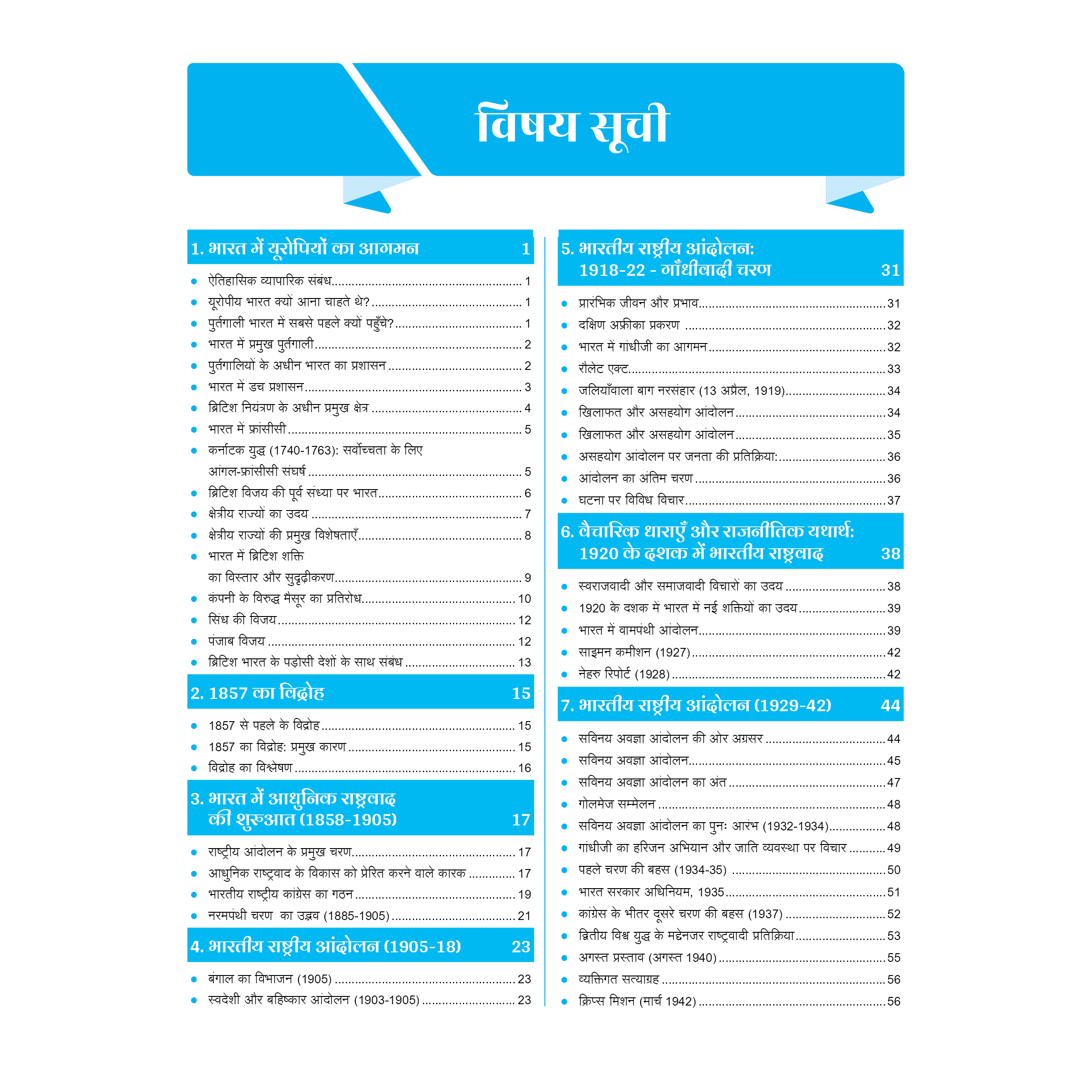 UDAAN (Prelims Wallah Static) Modern India Hindi Edition For 2025 Exams