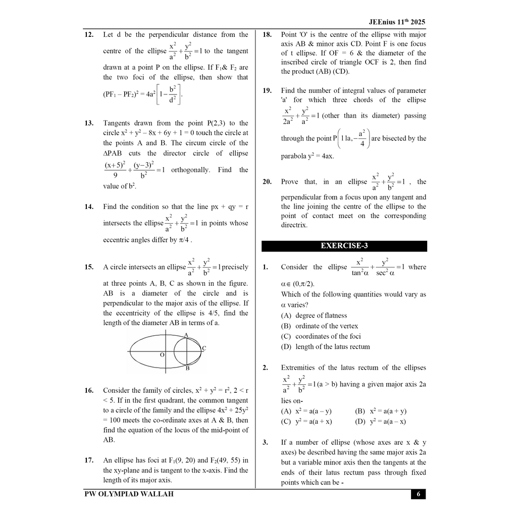 Olympiad Wallah JEEnius Edge 11 Mathematics (Part 2) For JEE, ISI-CMI & Olympiad Maths | Expert Crafted Content | Logical & Analytical Problem Sets