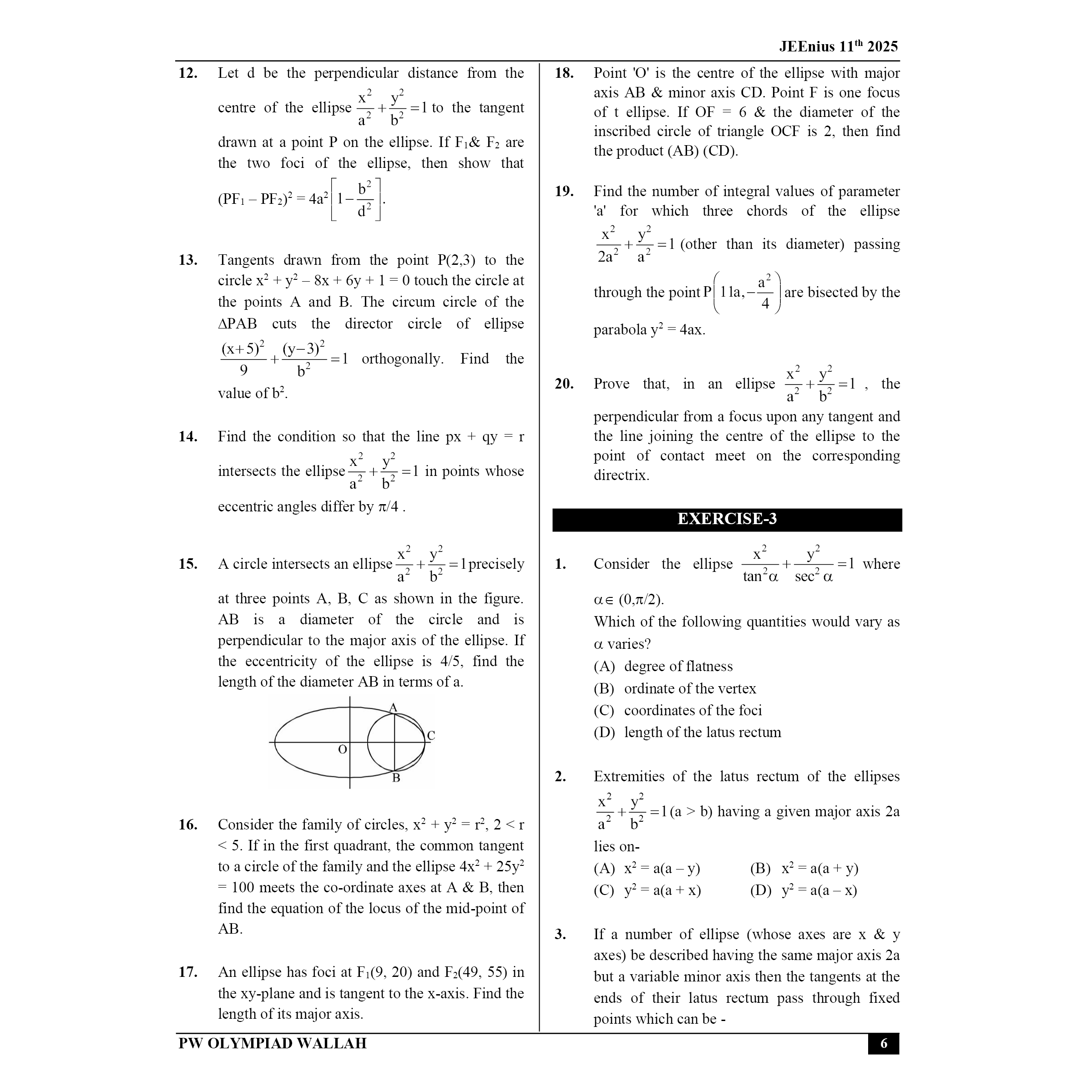 Olympiad Wallah JEEnius Edge 11 Mathematics (Part 2) For JEE, ISI-CMI & Olympiad Maths | Expert Crafted Content | Logical & Analytical Problem Sets