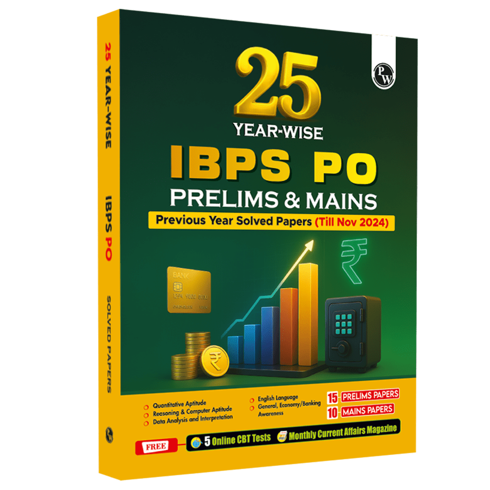 IBPS PO 25 Year-wise Prelims & Mains Previous Year Solved Papers (2024-2011) with 5 Online CBT Tests for Exam 2025 (PYQs) English Edition