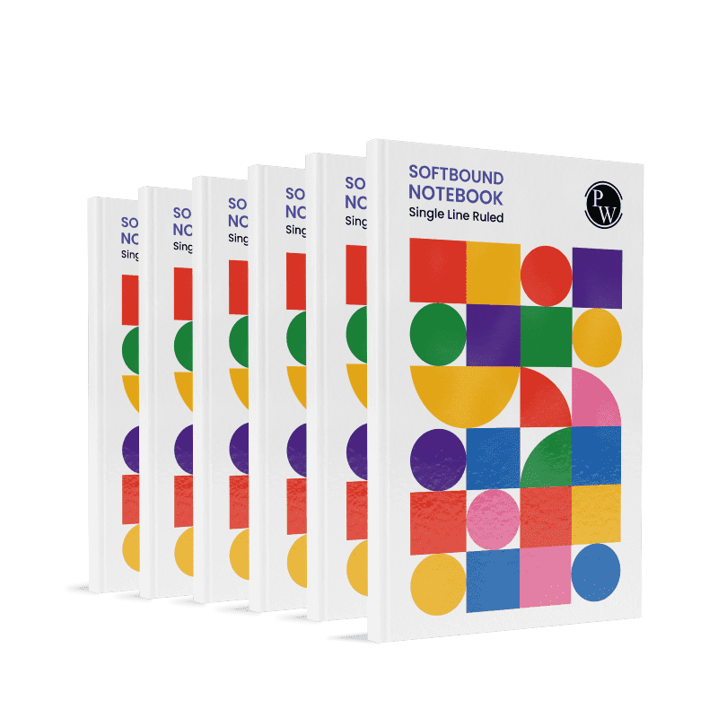 Softbound Notebooks 256 Pages Set of 6