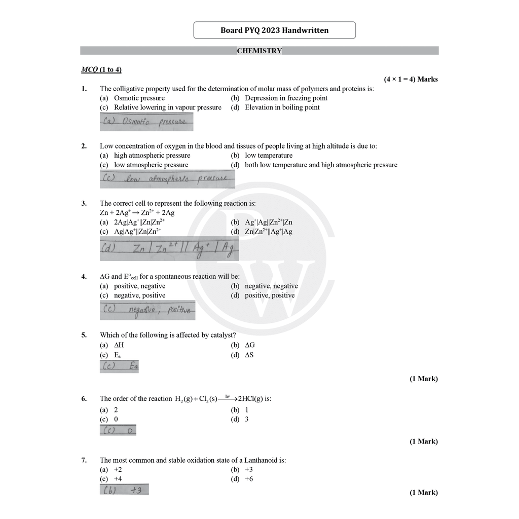 CBSE Class 12 Topper’s Answer Sheet (2023 and 2024 Papers) For 2026 Exams | Covering Physics, Chemistry, Biology and Mathematics