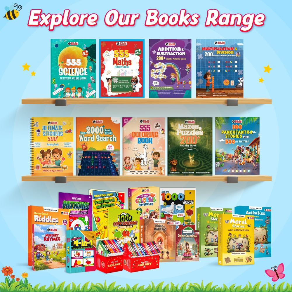 555 Riddles Book For Kids | Theme Based Riddles Book For 4+ Years Old | English Interactive Brain Teasing Riddle Activity Book & Fun Bain Boosters For Growing Kids