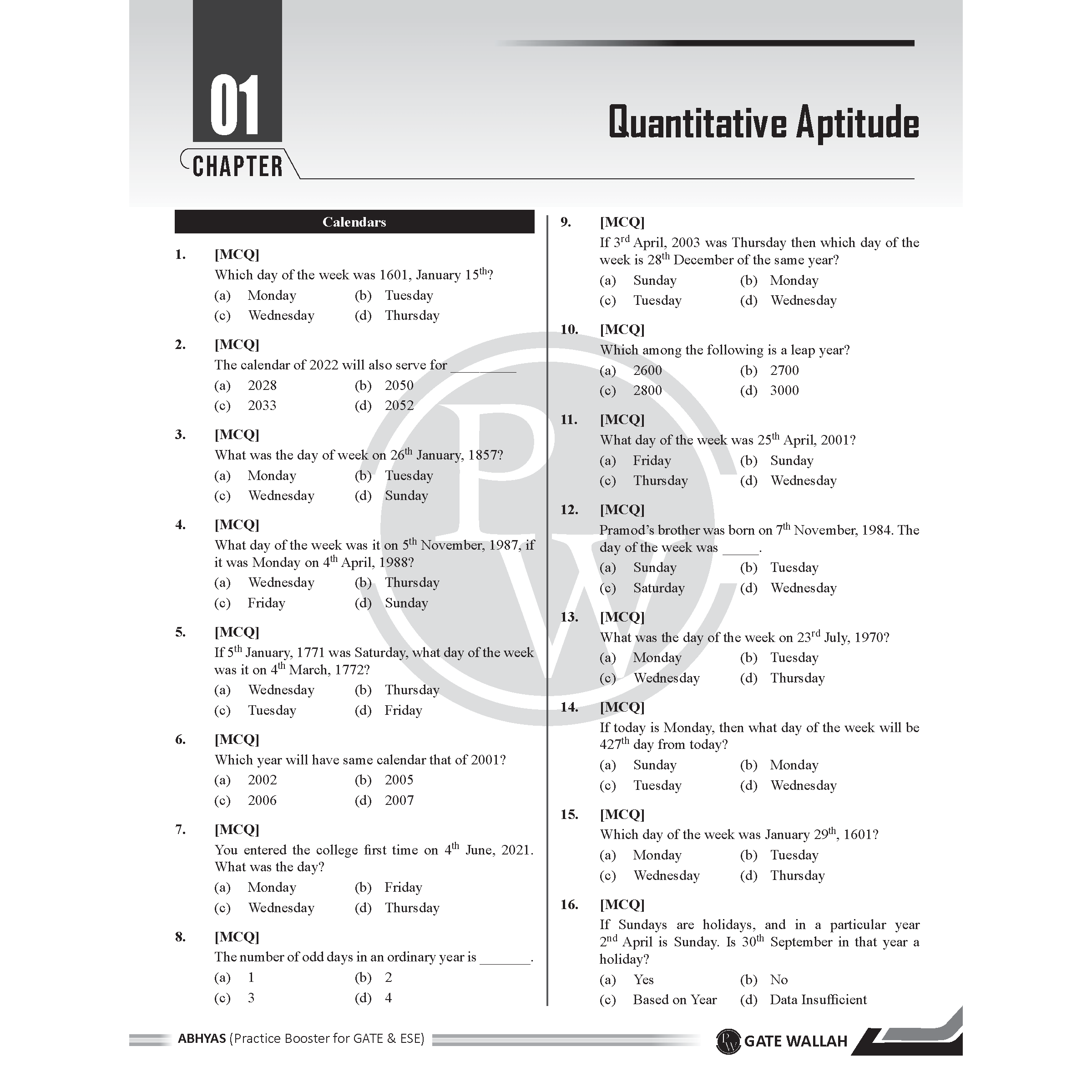 GATE & ESE Abhyas Practice Booster For Mechanical Engineering Vol 1 & 2, ESE General Studies and Engineering Mathematics & General Aptitude Combo Set of 4 Books
