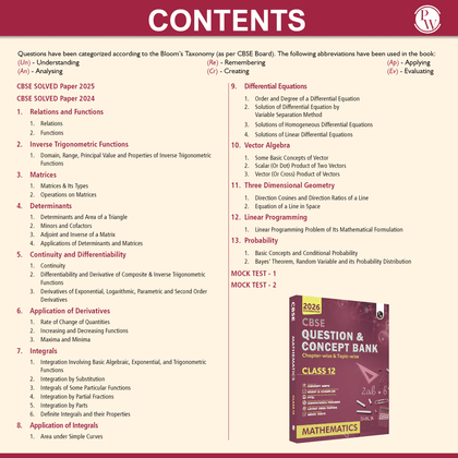 CBSE QCB Class 12th 2026