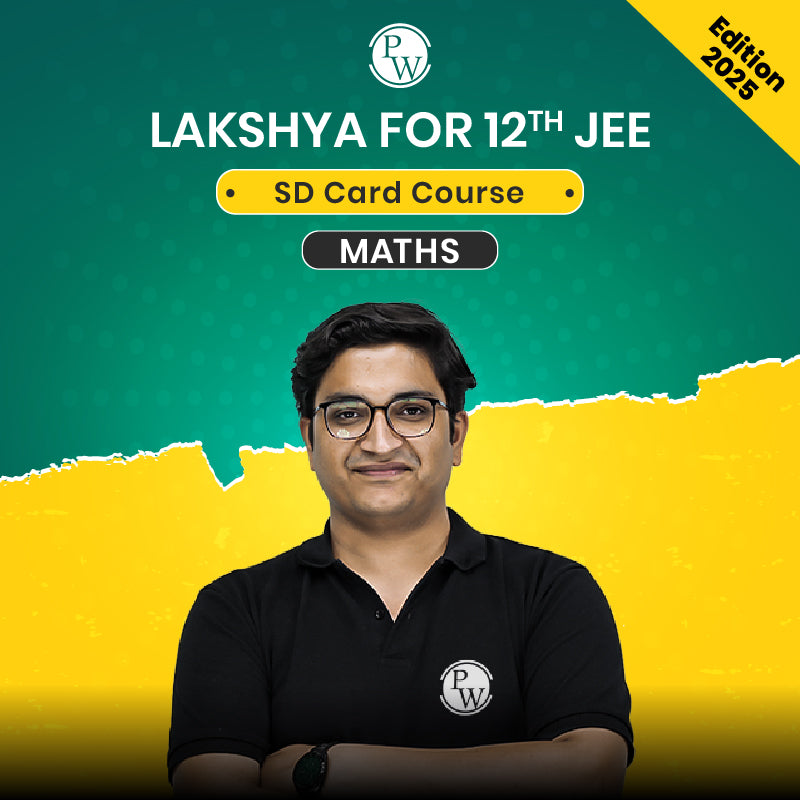 Lakshya JEE Math SD Card Course for 12th (Edition 2025) | For Android Mobile/Tablet Only
