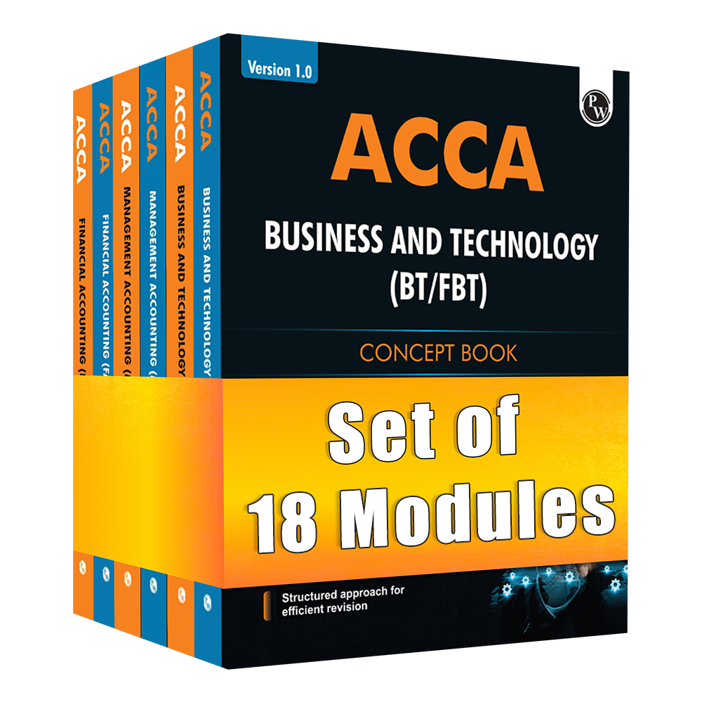 ACCA Knowledge & Skill Level Study Pack Combo Set of 18 Modules