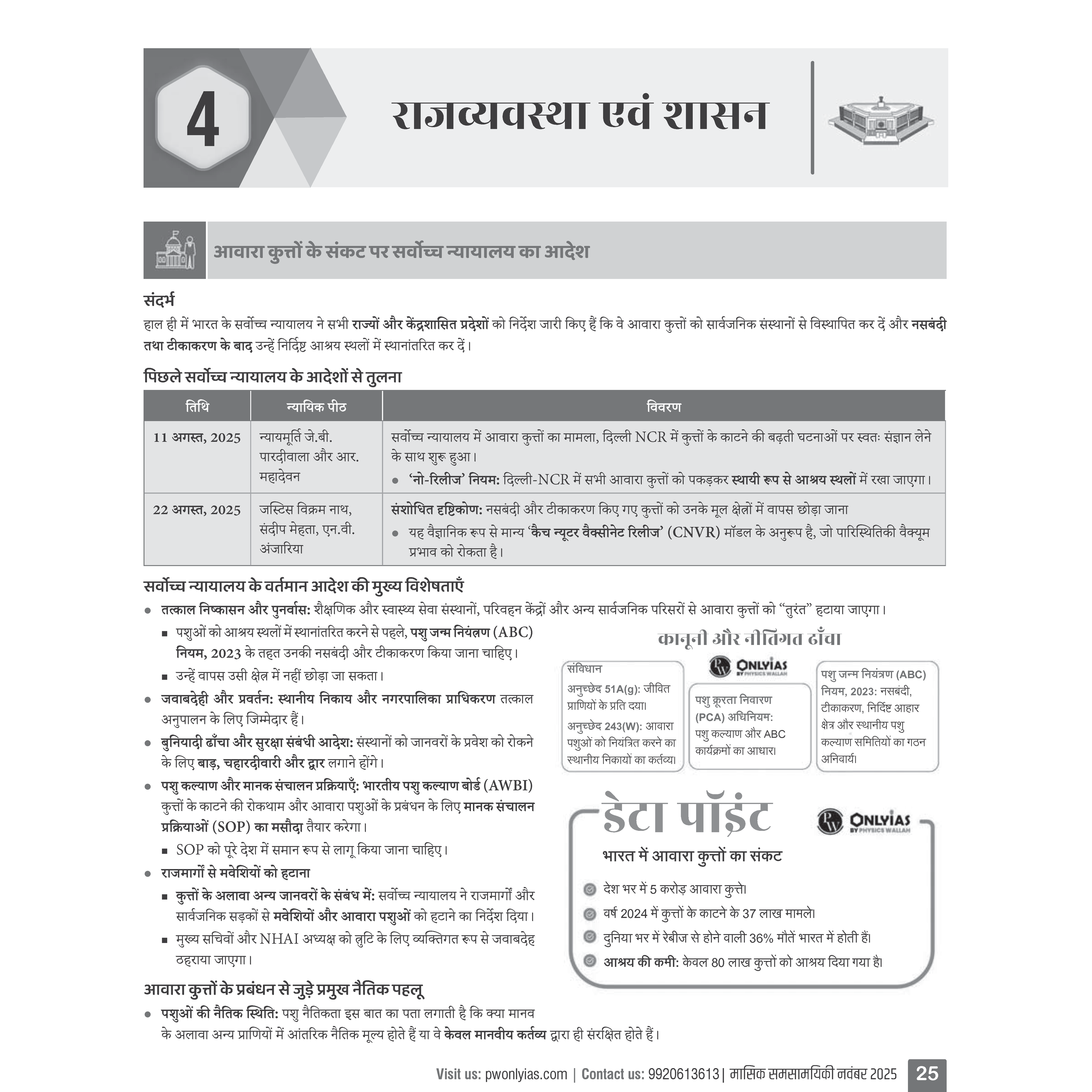 UPSC Monthly Current Wallah Magazine – November 2025 | Hindi Edition