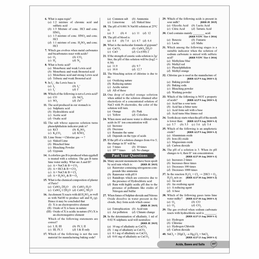 RRB General Science for RRB ALP, Technician, NTPC Stage 1 & 2, Group D Level 1 and JE Exams 2024 I Chapterwise theory with exercise I PYQs I English Editions