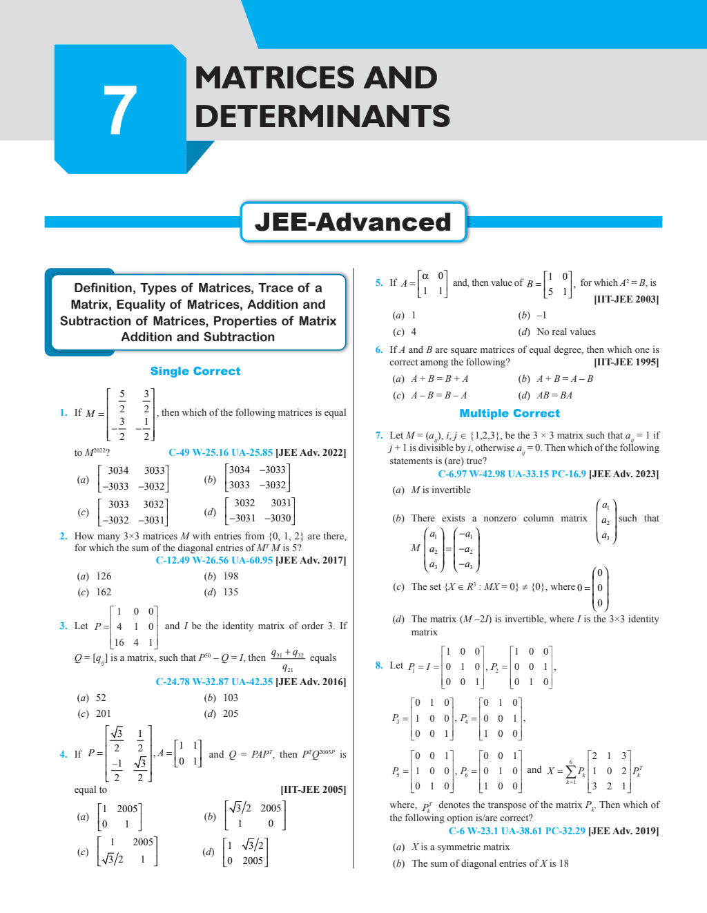 47 Years Physics, Chemistry and Mathematics Combo Set of 3 Books Chapterwise and Topicwise Solved Papers PYQ of JEE Advanced 1978 to 2024