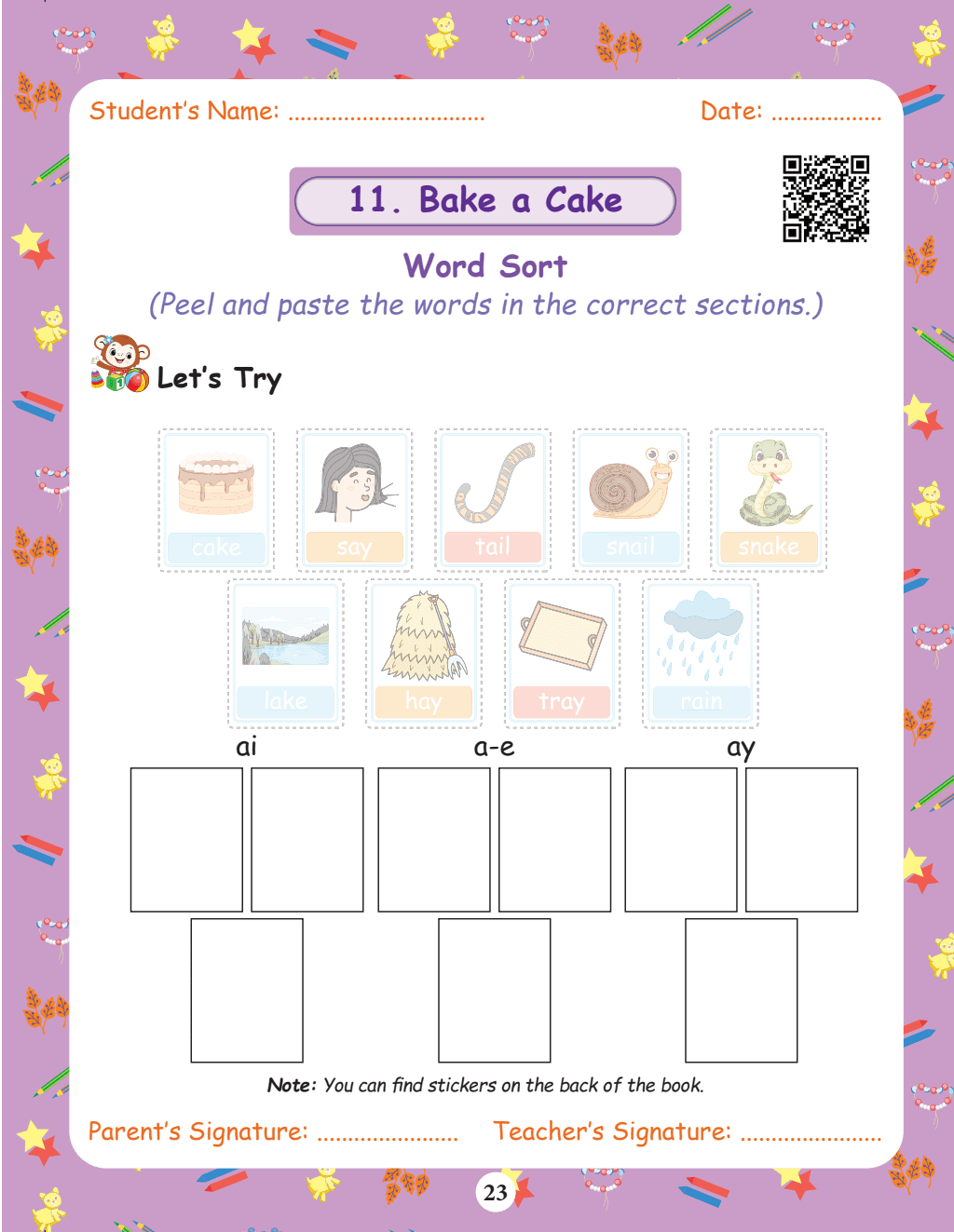 Bloom Upper KG Workbook Combo | Total 4 Workbooks (Hindi, English, EVS, Maths) with PERFORATED SHEETS & STICKER ACTIVITY -2024 | NEP 2020 Aligned