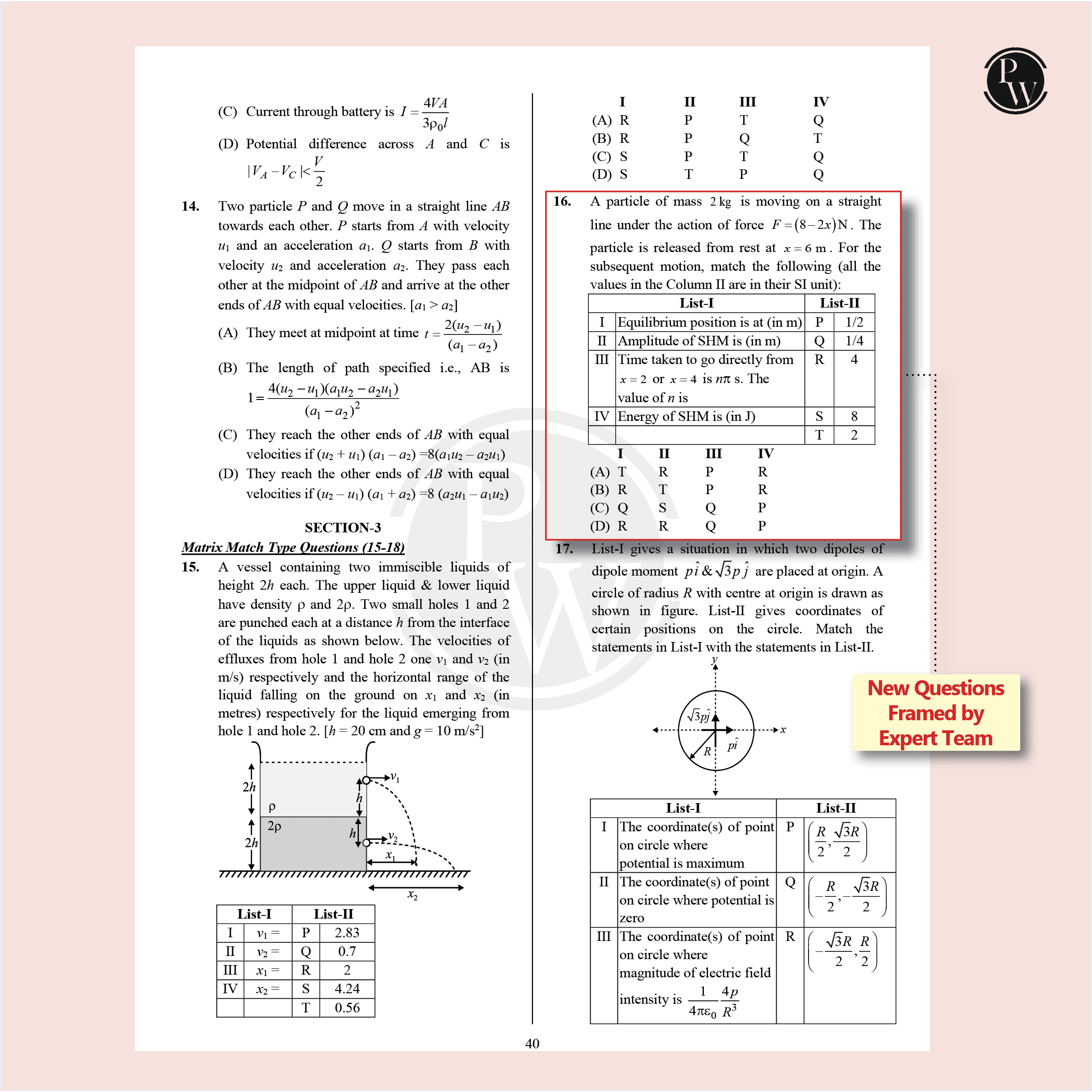 JEE Advanced Rankers Test Series 2025 As Per Latest Exam Pattern | 10 Mock Test (5 Paper I + 5 Paper II) | Elaborated Solutions with College Cutoff and Past year Paper Analysis