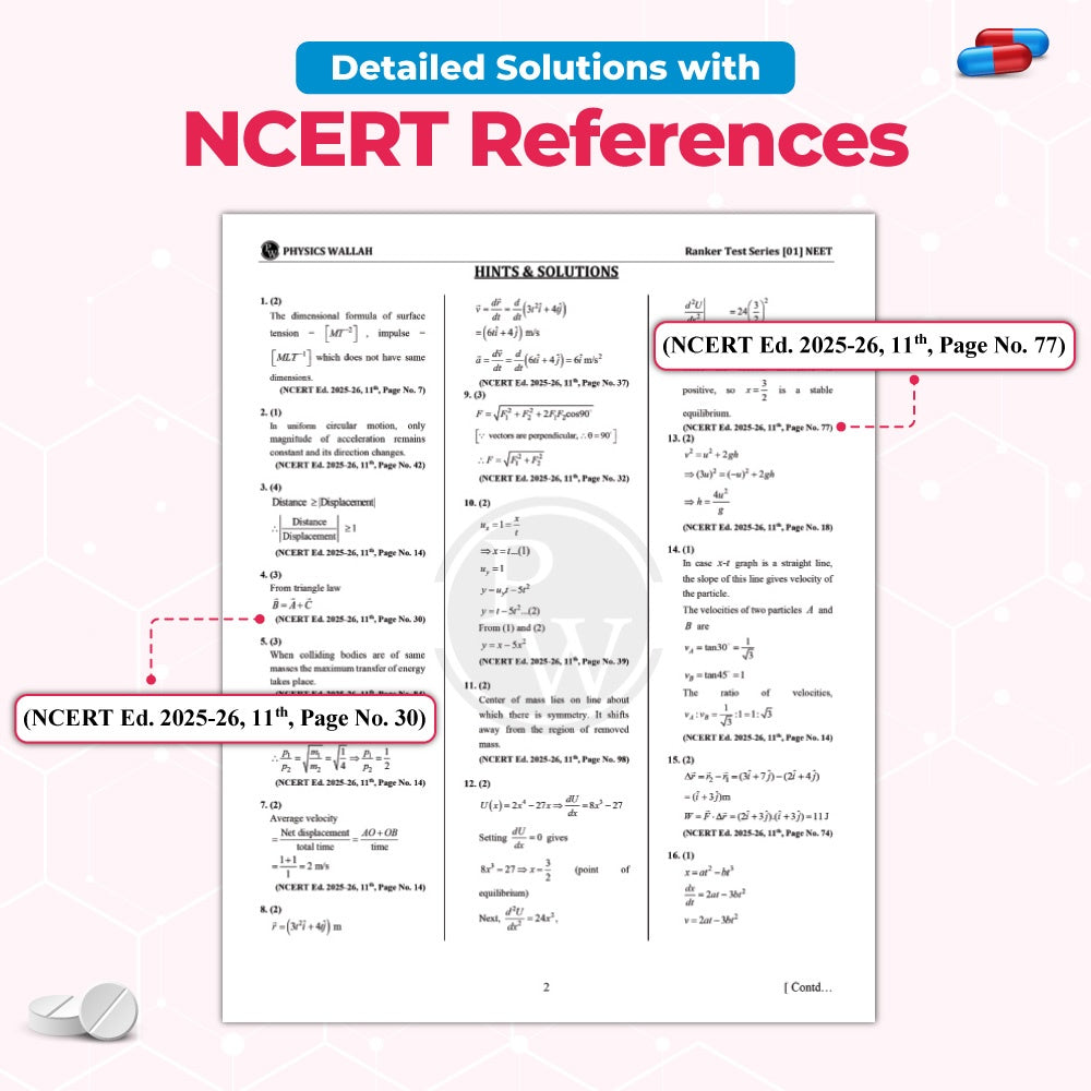 NTA 15 NEET Rankers Test Series 2026 Verified & Curated By Expert Faculties as per Latest NEET Difficulty | Rank Predictor, Motivational Sticker, 15 OMR Sheet & Solution Booklet