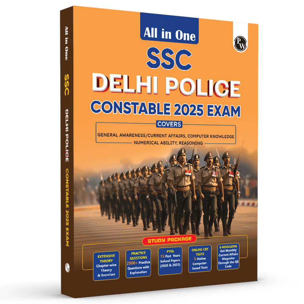 All in One SSC Delhi Police Constable 2025 Exam | Chapterwise Theory, Short Tricks, Exercises,15 Past Year Solved Papers(PYQs) 2023&2020 with 5 Online CBT Tests l English Edition