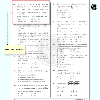 JEE TEST SERIES 2025