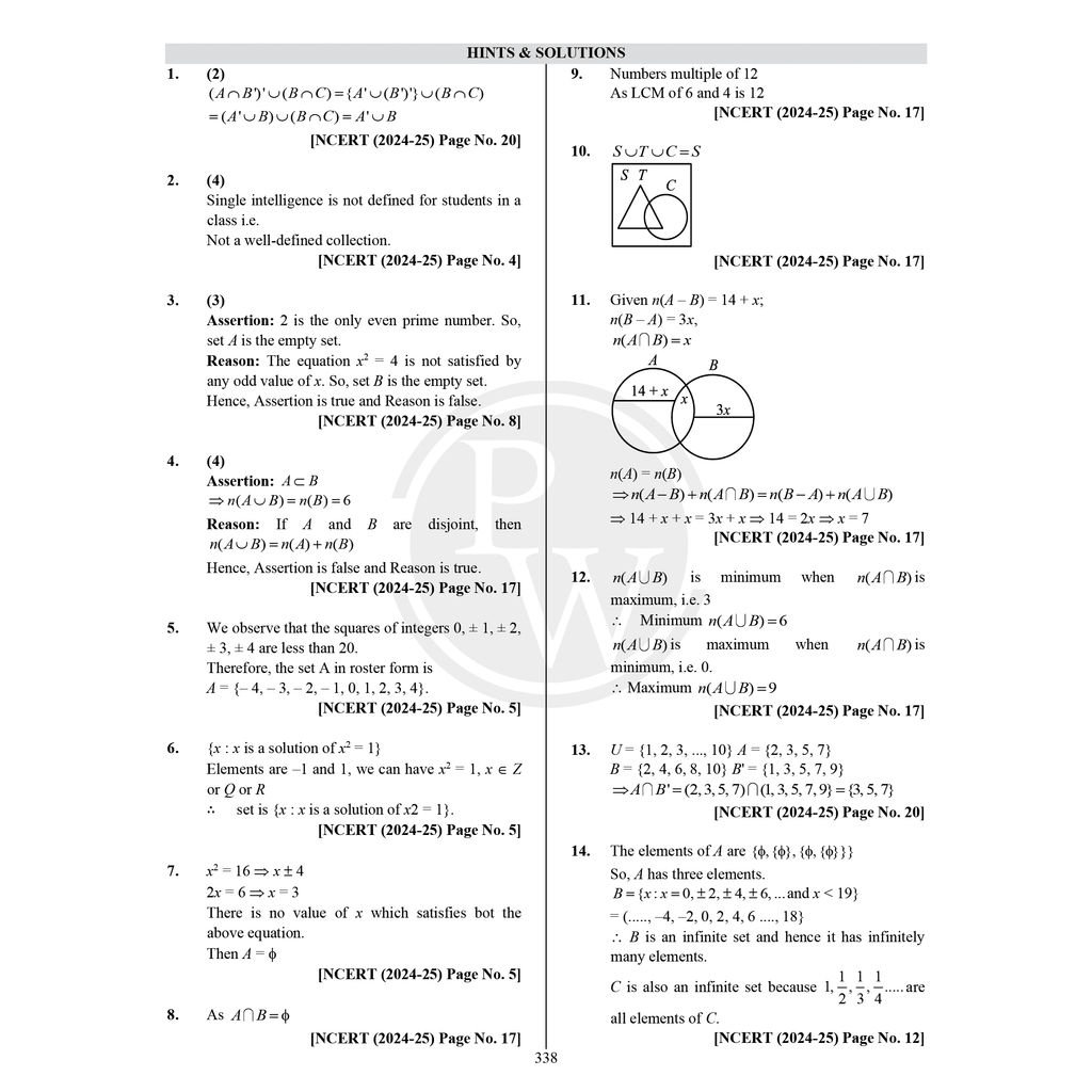CBSE Class 11 Chapterwise 20 Most Probable Questions Physics, Chemistry, Biology and Mathematics For 2026 Exams | NCERT References & Detailed Explanations