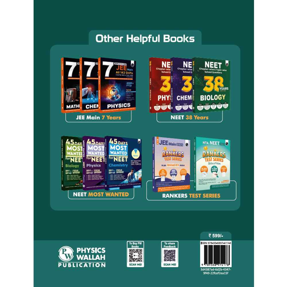 20 Years Karnataka CET Chapterwise Solved Papers (2006 - 2025) | Physics, Chemistry, Mathematics and Biology | KCET PYQ Book For Engineering Exam 2026