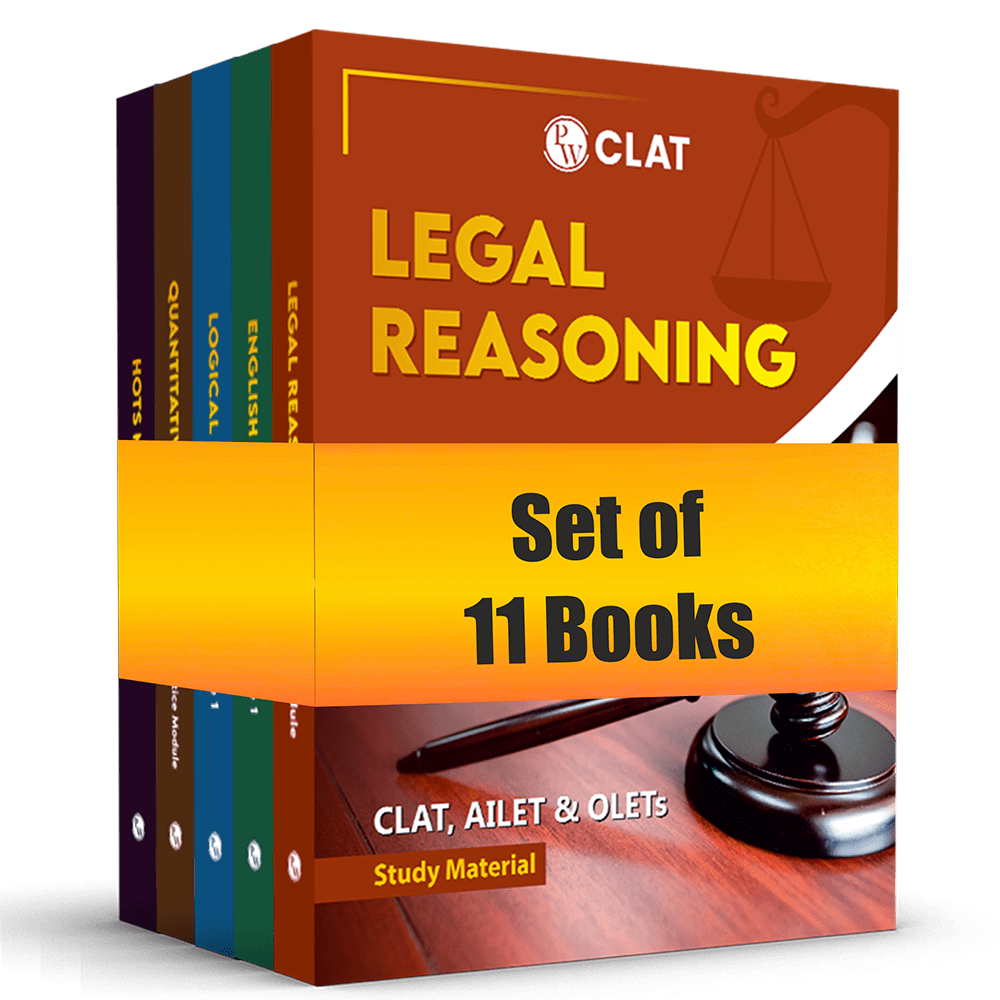 CLAT Complete Module Set of 11 For CLAT, AILET & OLETs Exams 2026 Latest Edition