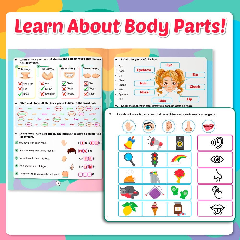 555 Science Activity Book For Kids - Brain Games For 5+ Years Old Kids | Free 500+ Printable Worksheets, Science Workbook, Puzzles, Colorful Games, Riddles, Facts, Nature, Animals