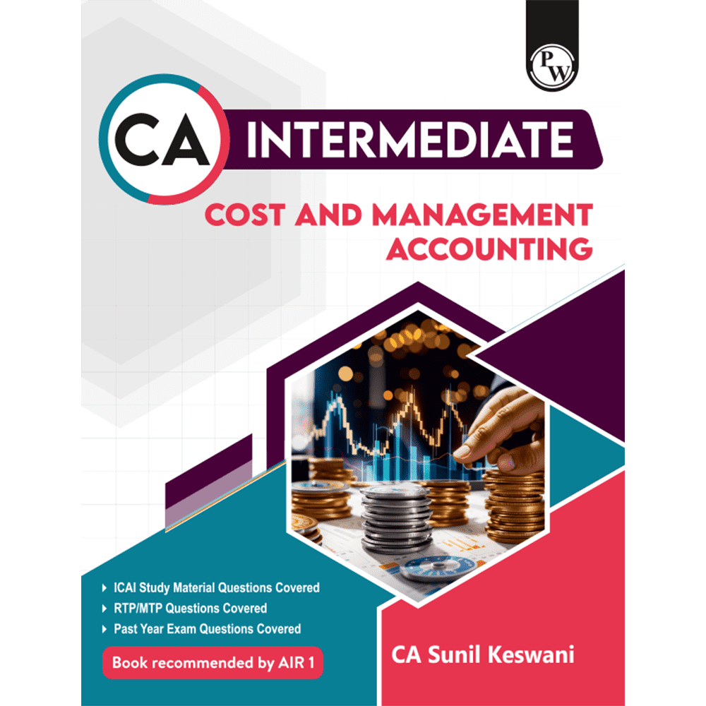 CA Intermediate Group 2 Cost and Management Accounting - CA Sunil Keswani | Covering Theory, MCQs, RTP & MTP and PYQs | Latest Syllabus For May & Sep 2025 Exams | 4th Edition (Colored)