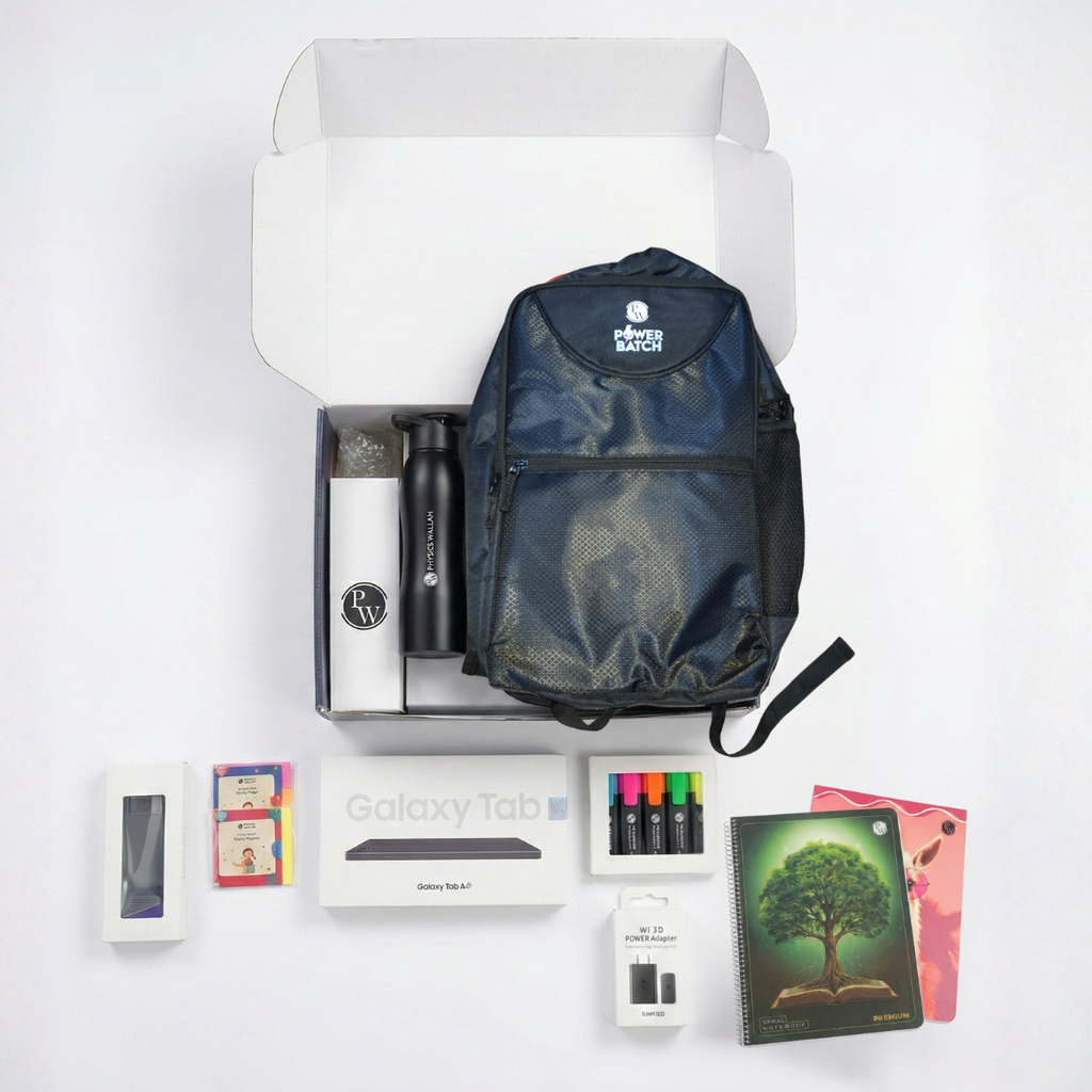 Power Batch Online Course & Pi Tab Complete Learning Kit – Grades 11 JEE with Welcome Pack & Goodies