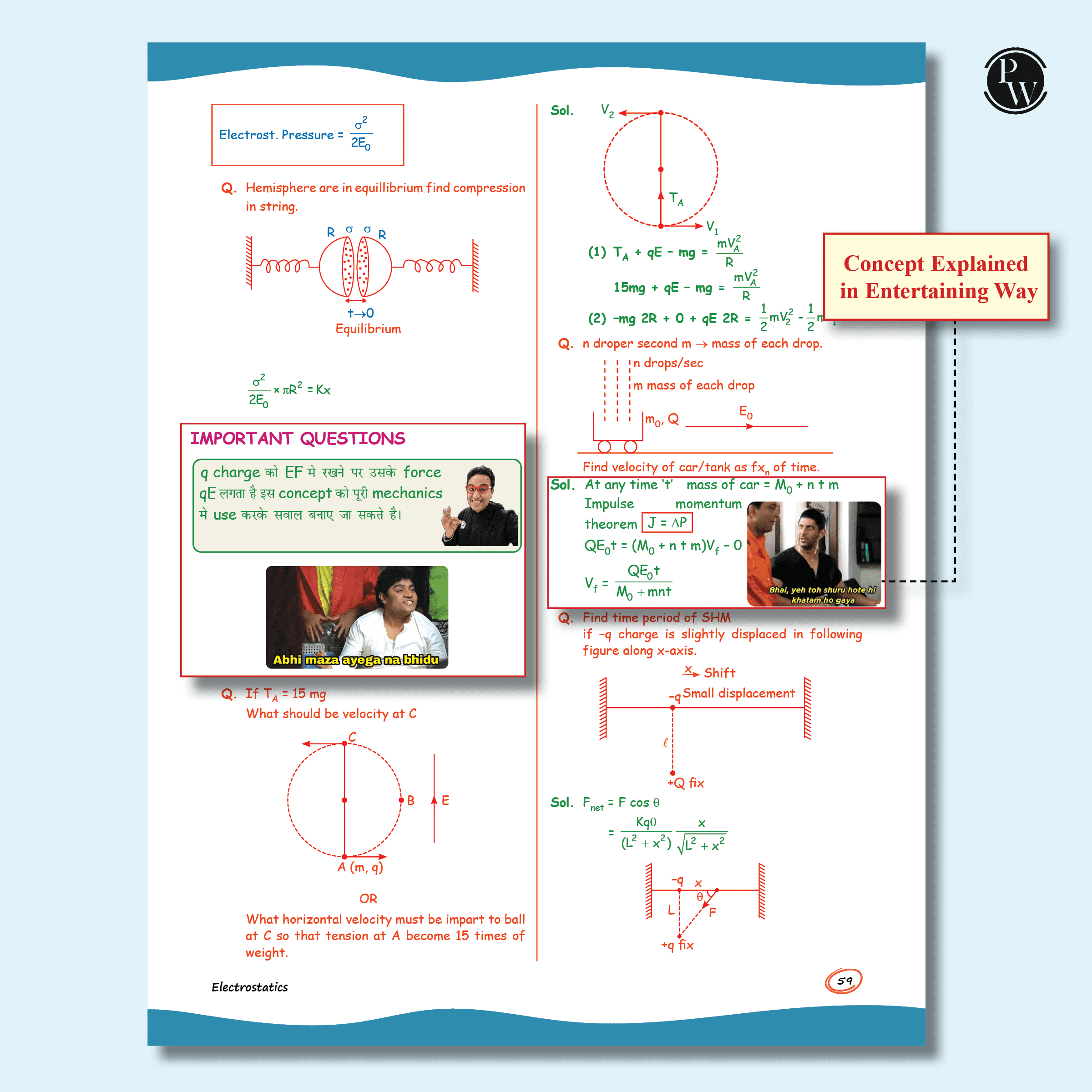 SKC Physics Crush Class 12 Handwritten Format Notes By Saleem Sir For JEE and NEET Exams | A Beautiful Journey From Basic to JEE Advanced via JEE/ NEET