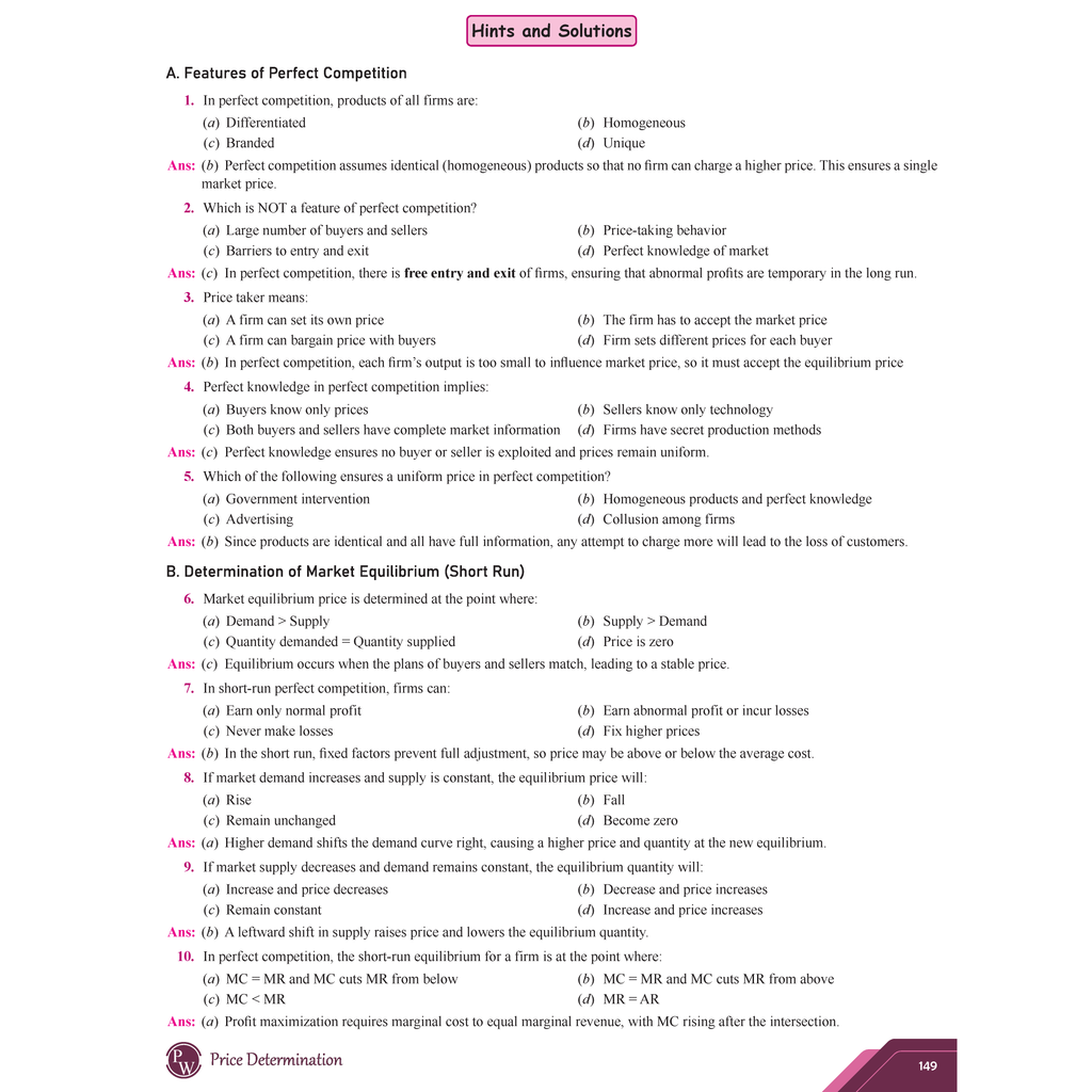 CBSE Question & Concept Bank (QCB) Class 11 Introductory Microeconomics Chapter-wise and Topic-wise Solved Questions For 2026 Exams with Competency Based Question