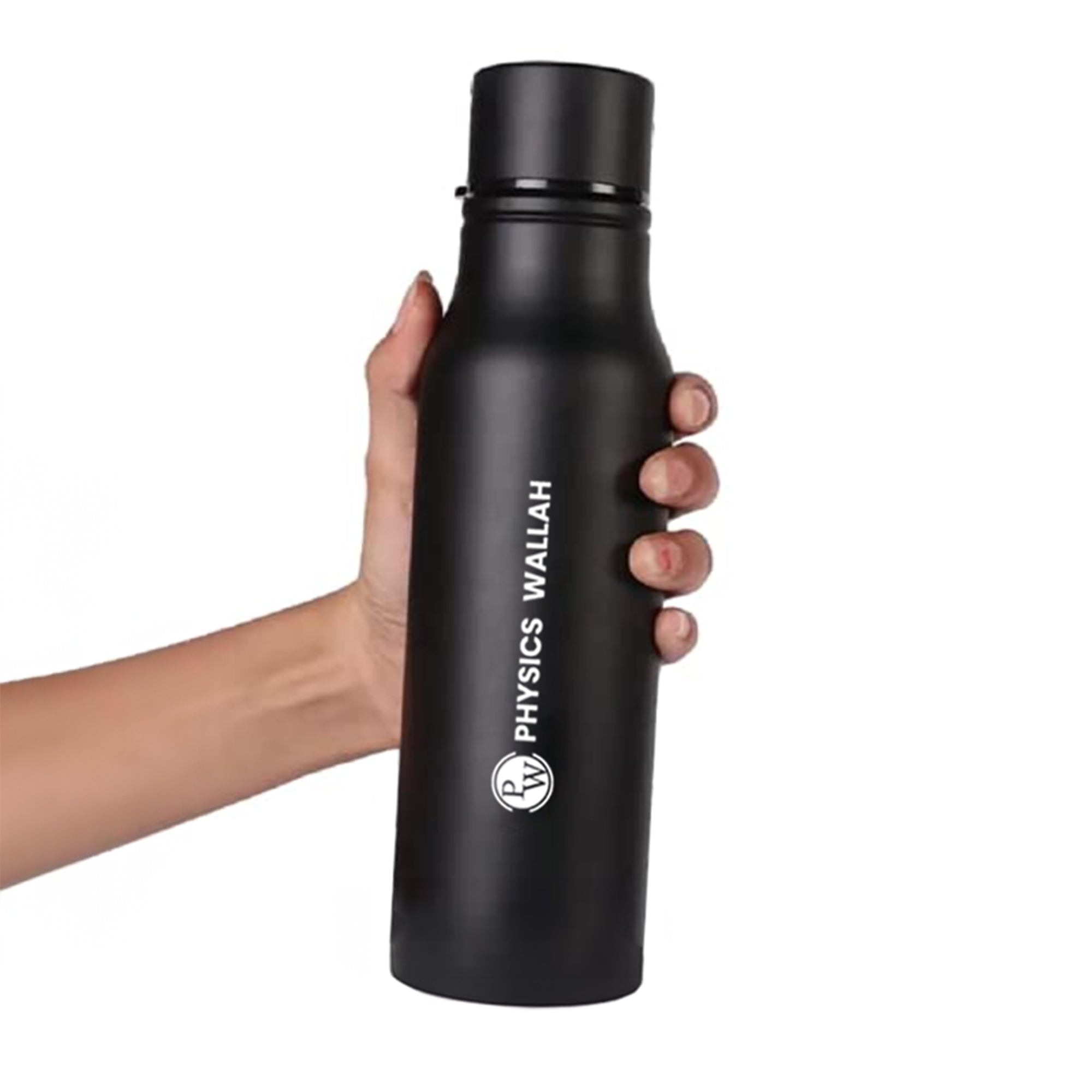 Basic Screw Cap Bottle | 750 ml | Black | Stainless Steel