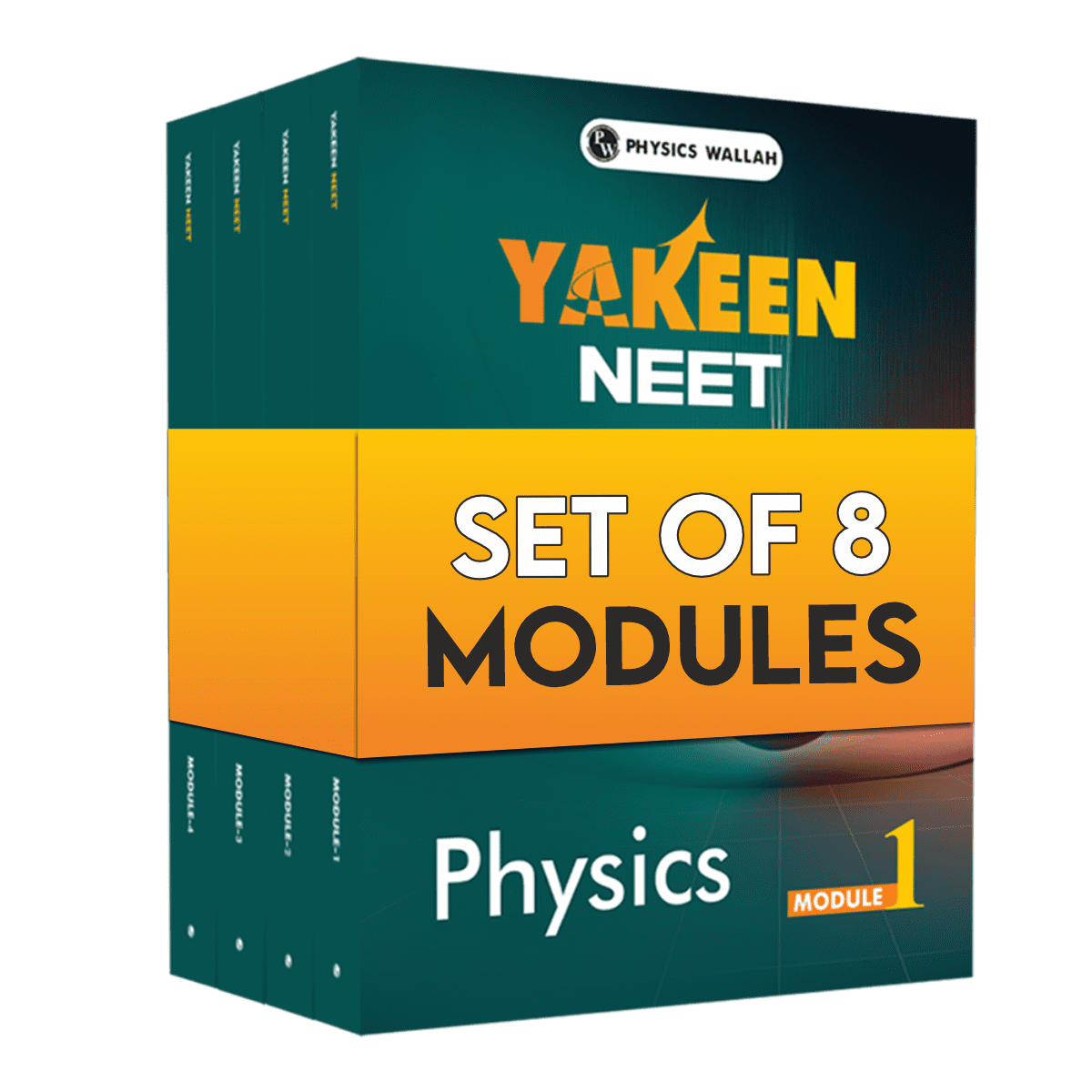 Yakeen For NEET Droppers Physics Modules with Solutions Combo Set of 8 Books (2025 Edition)