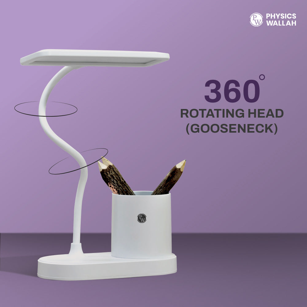 Table study Lamp for students | Rechargeable LED Desk Lamp for Reading & Night Study & Office Room - 011