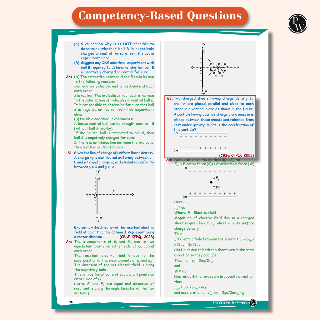 Class 12 Board The Catalyst For Physics with Most Relevant Practice Questions Booklet By Gagan Sir & Rajwant Sir | Handwritten Notes | Detailed Theory, PYQs