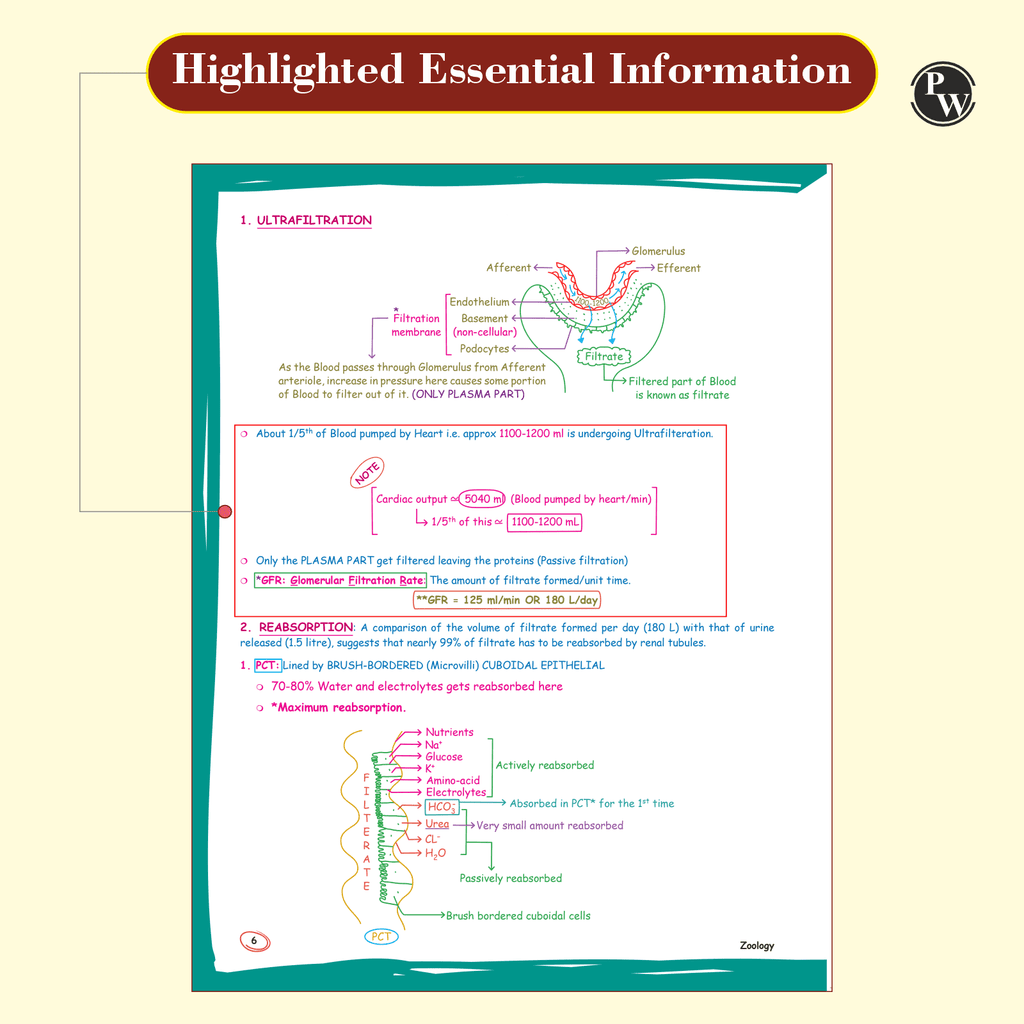 Zoology Med Easy For NEET and Board Exams 2024-25 | Flowcharts, Schematic Diagrams Samapti Sinha Mahapatra Handwritten Notes