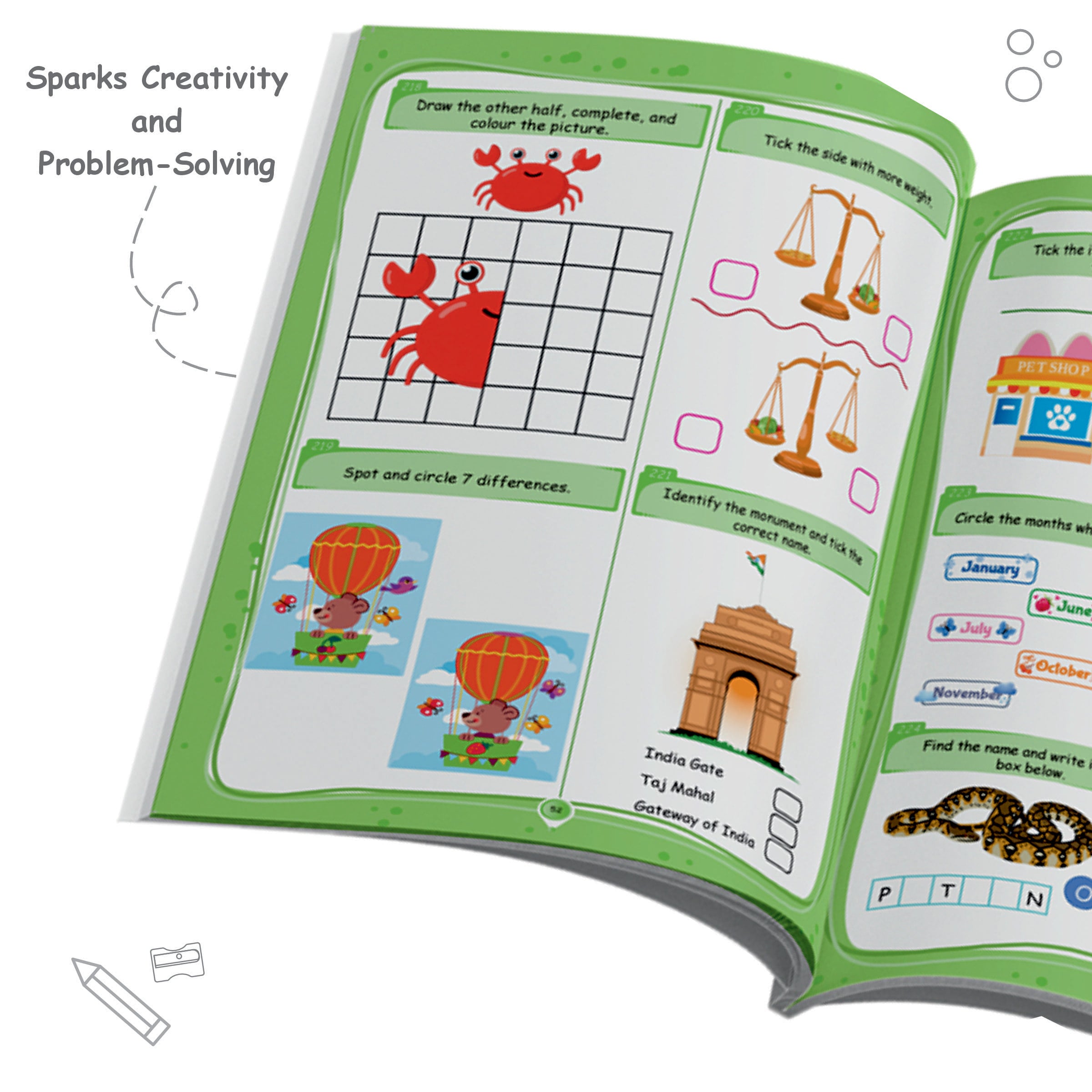 PW Activities Book For Kids 4+ Years Old | 1200+ Adventure Activities | Puzzles, Mind Games, Maze and Challenges Designed Activity Book For Growing Kids For Endless Fun