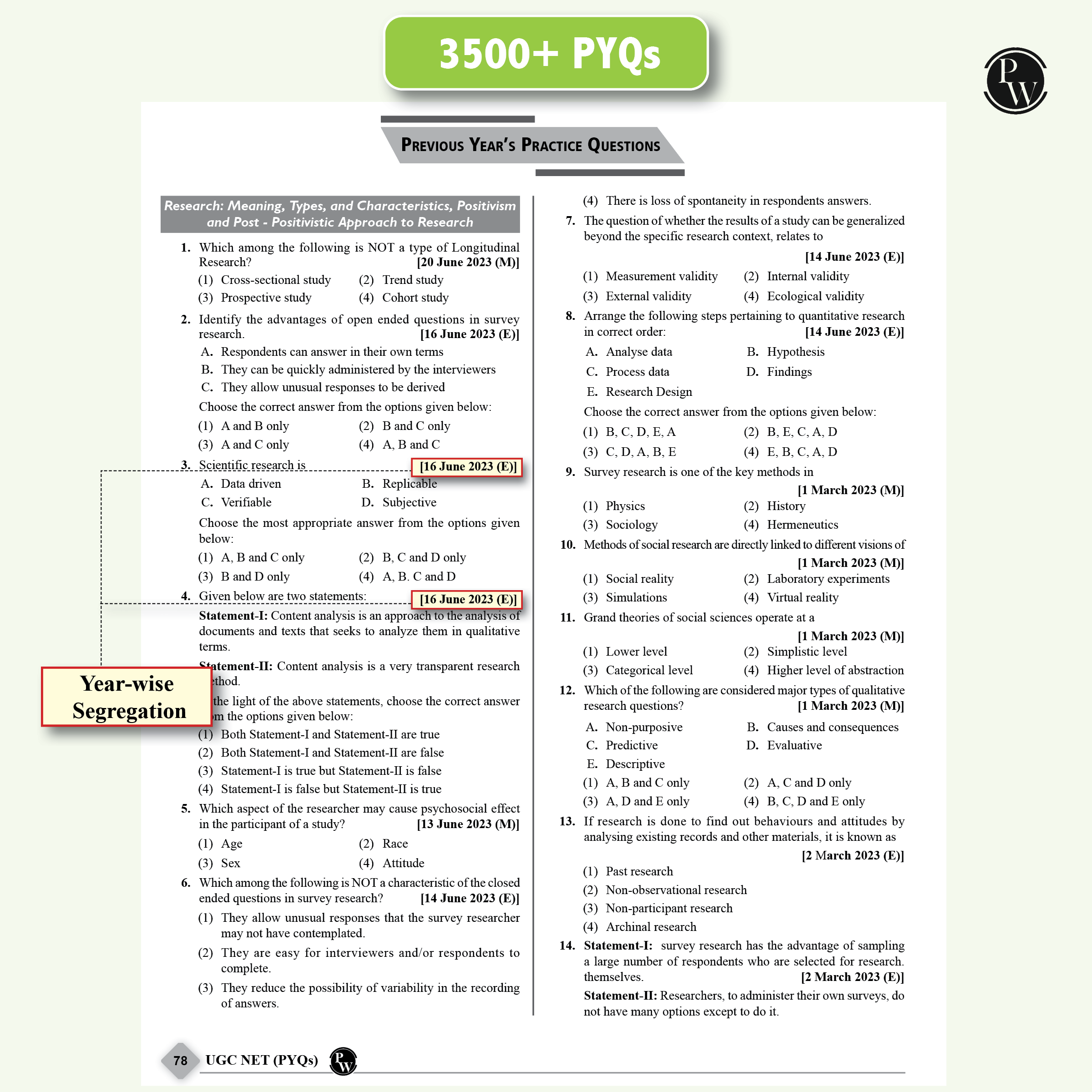 NTA 68 UGC NET Paper 1 (Teaching & Research Aptitude) Previous Year Solved Papers with Complete Chapter Notes I Unitwise and Topicwise | 17 Years PYQs upto June 2025 I NET, JRF, SET