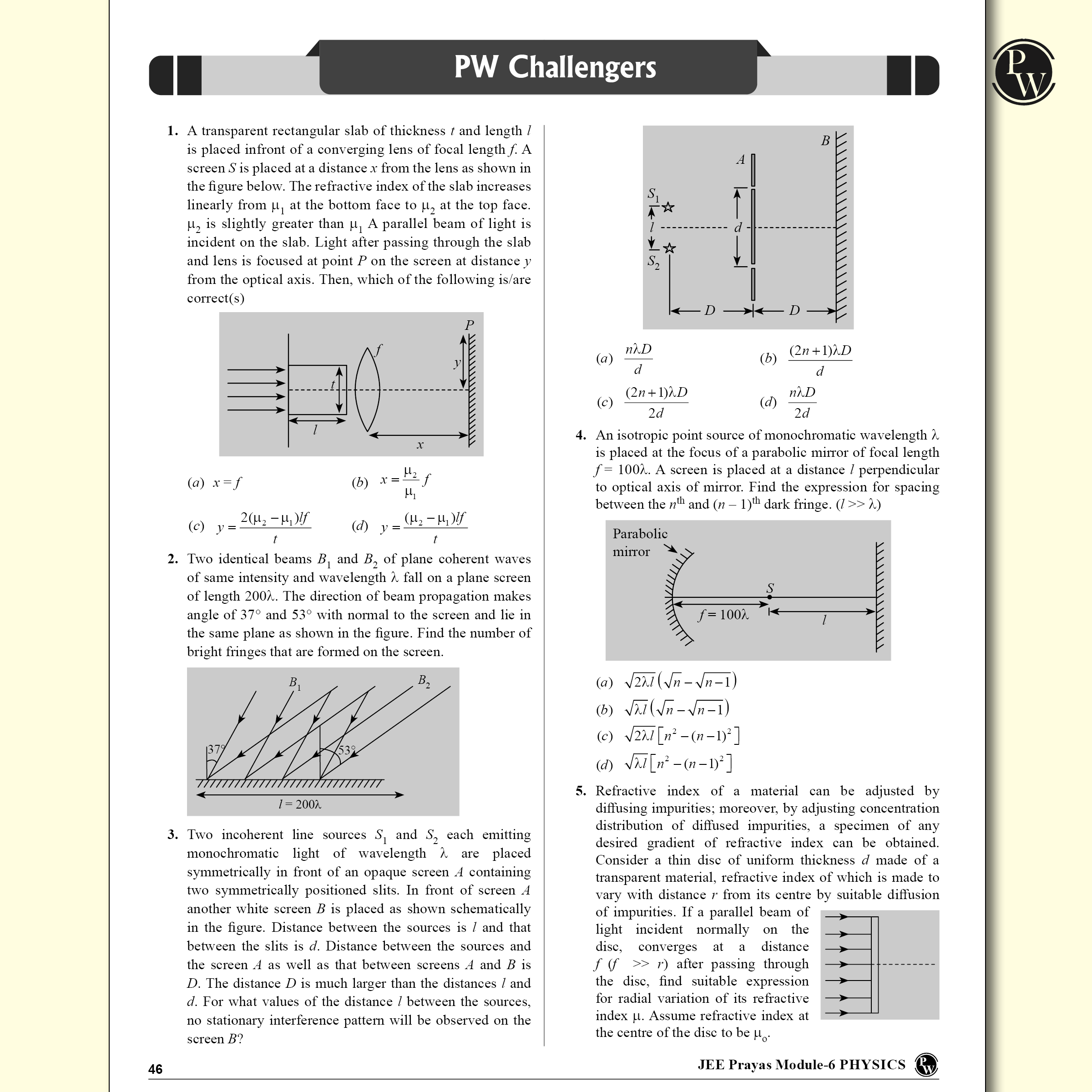Prayas For JEE Main & Advanced Droppers Physics Modules with Solutions Combo Set of 8 Books (2025 Edition)