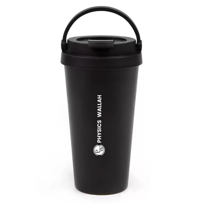 Insulated Coffee Tumbler |  450 ml | Black | Stainless Steel