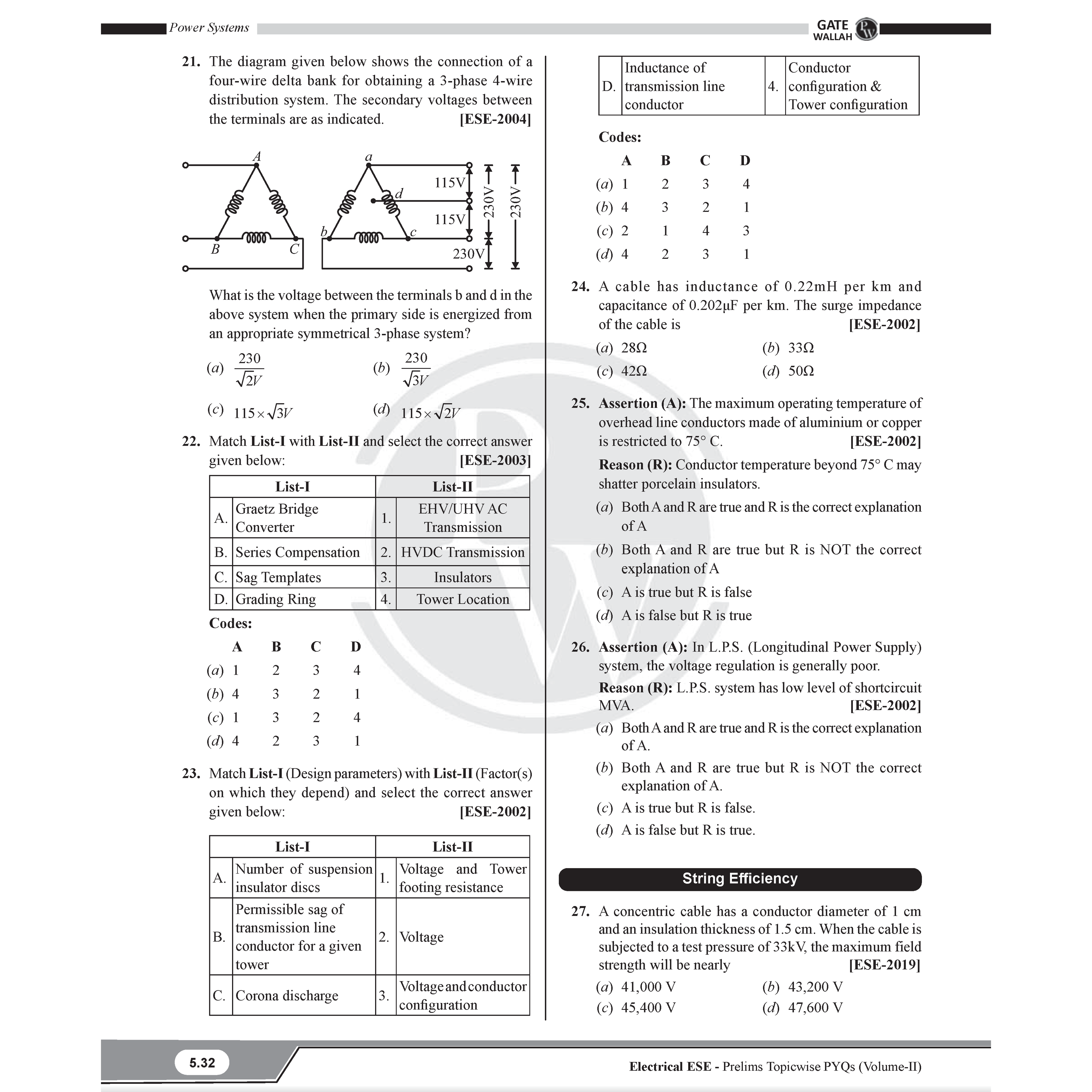 UPSC ESE Topicwise Previous Years Solved Questions Electrical Engineering Preliminary Examination Volume 1 & 2 and General Studies & Engineering Aptitude Combo Set of 3 Books for 2026 Exams