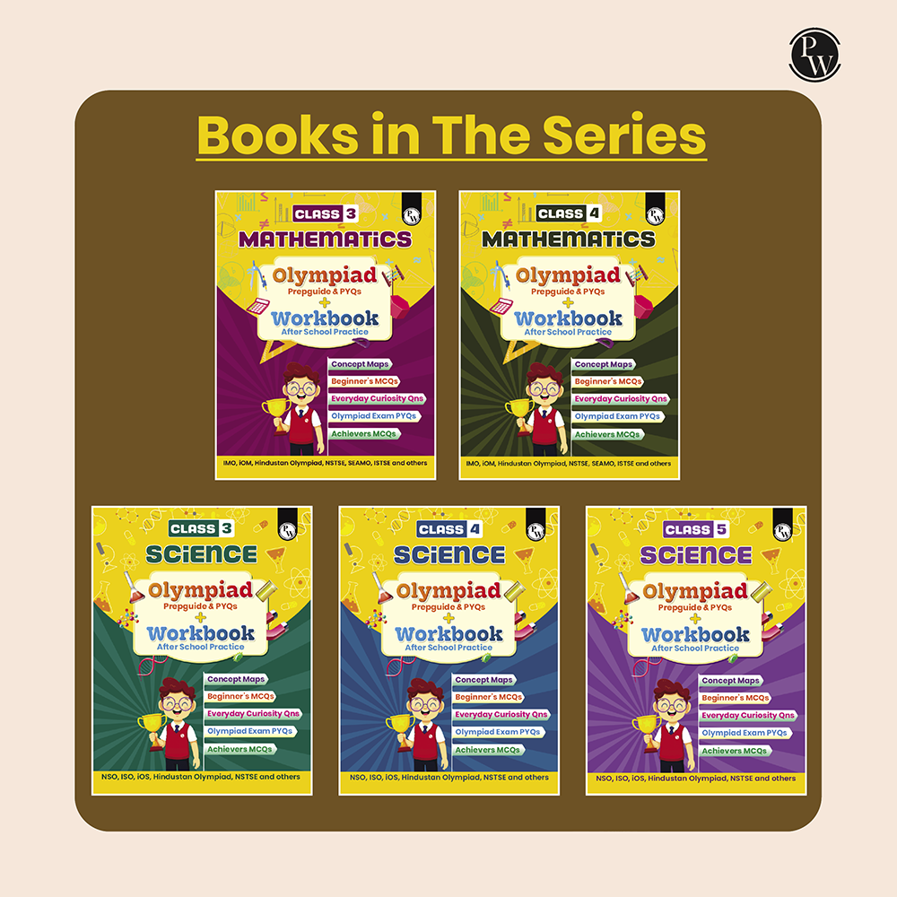 Olympiad Plus Workbook For Class 5 Mathematics Prepguide, Concept Map, PYQs and Worksheets For After School Practice | IMO, iOM, Hindustan Olympiad, NSTSE, SEAMO, ISTSE and Others