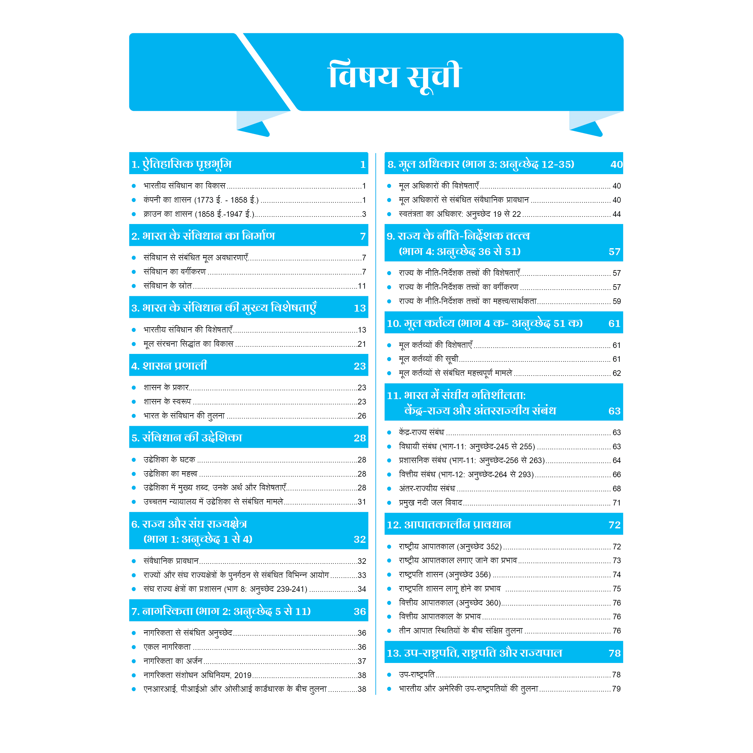 UDAAN (Prelims Wallah Static) Indian Polity Hindi Edition For 2025 Exams