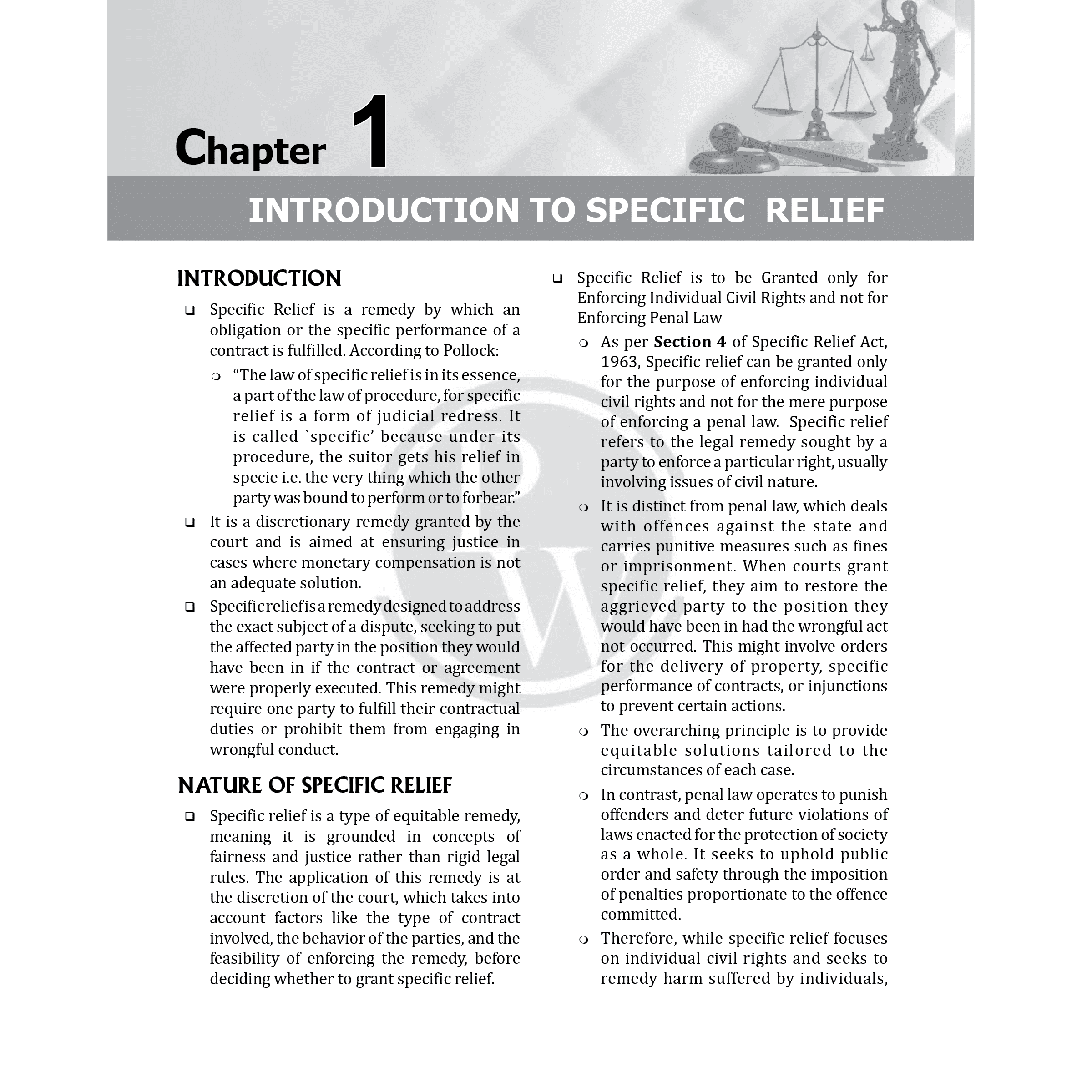 Judiciary Specific Relief Act | Complete Guide For Judicial Service Exam Prep | Case Laws, Legal Maxim, In-Depth Coverage of Key Concepts & Detailed Analysis For Aspiring Judges