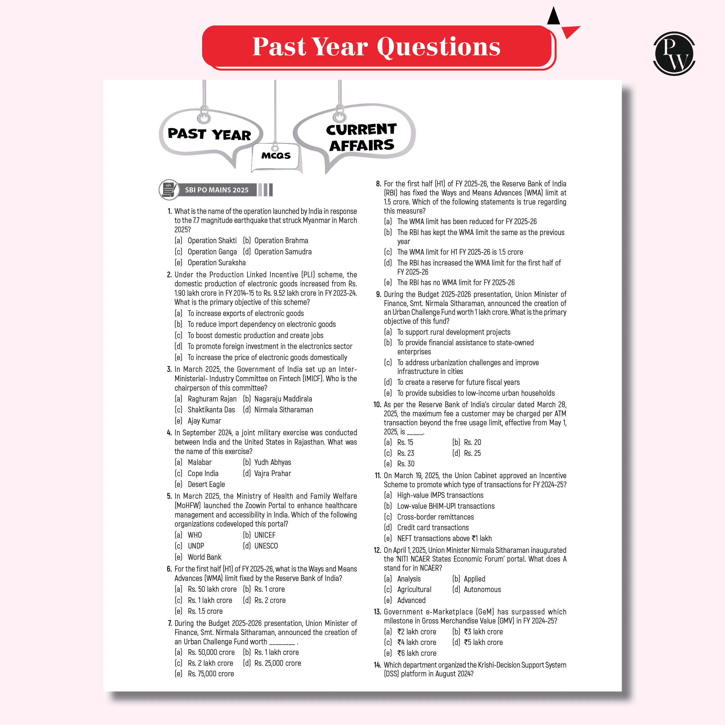 Half Yearly Current Affairs Magazine Vol. 1 January to June 2025 and SSC Game Changer General Awareness PYQ Combo Set of 2 Books | For SSC, Banking, Teaching, Railway